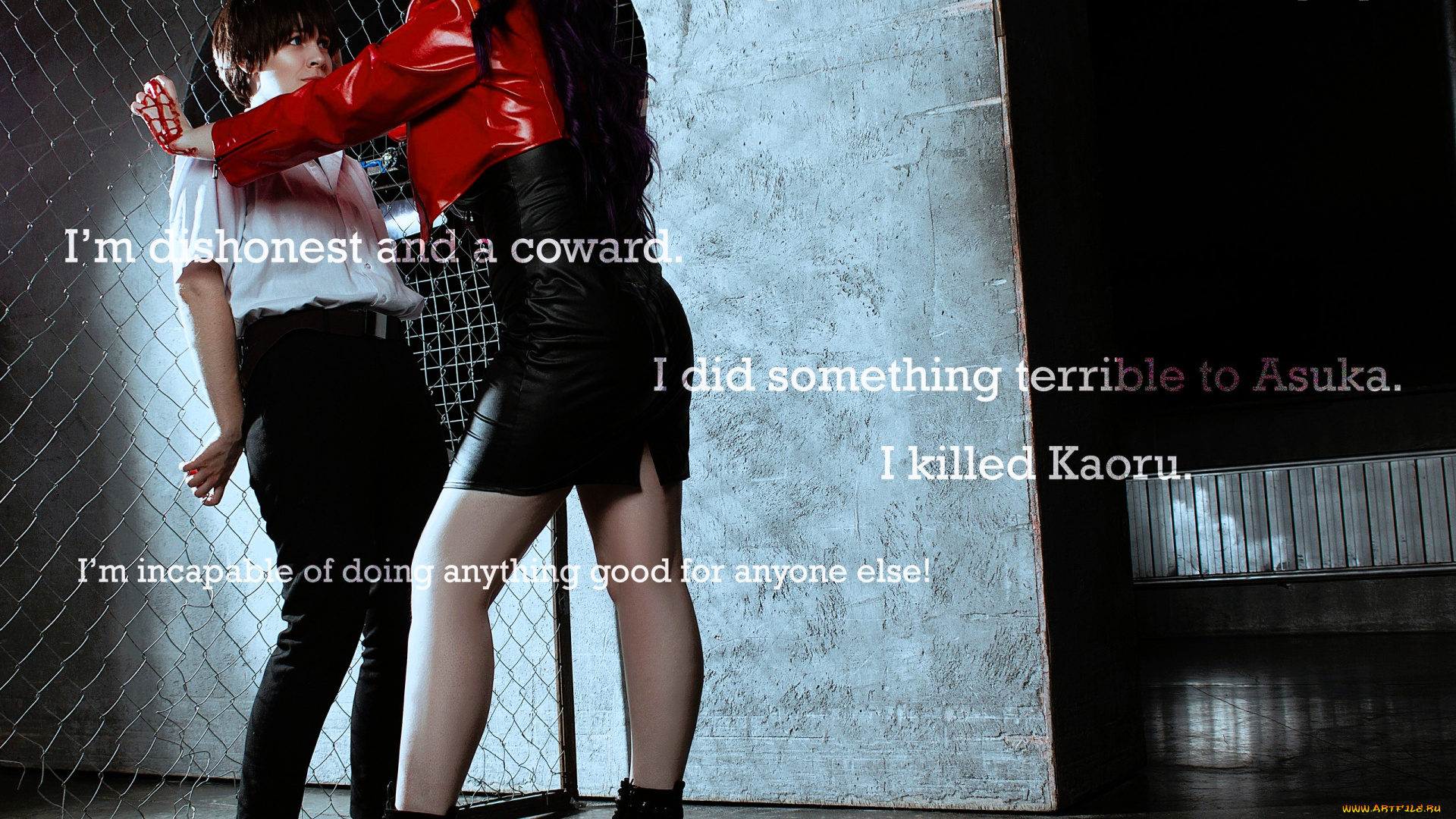 девушки, -, креатив, , косплей, образы, косплей, костюмы, кровь, решетка