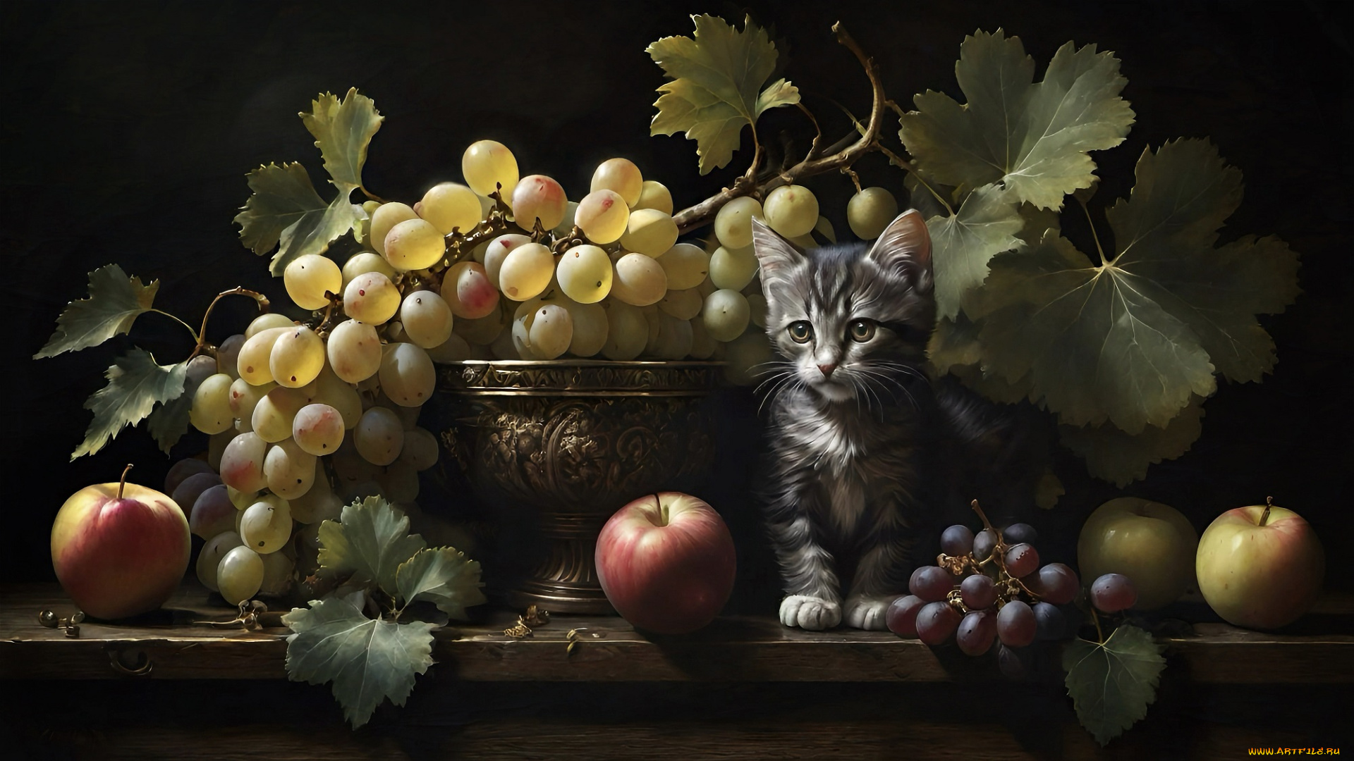 рисованное, животные, , коты, кот, кошка