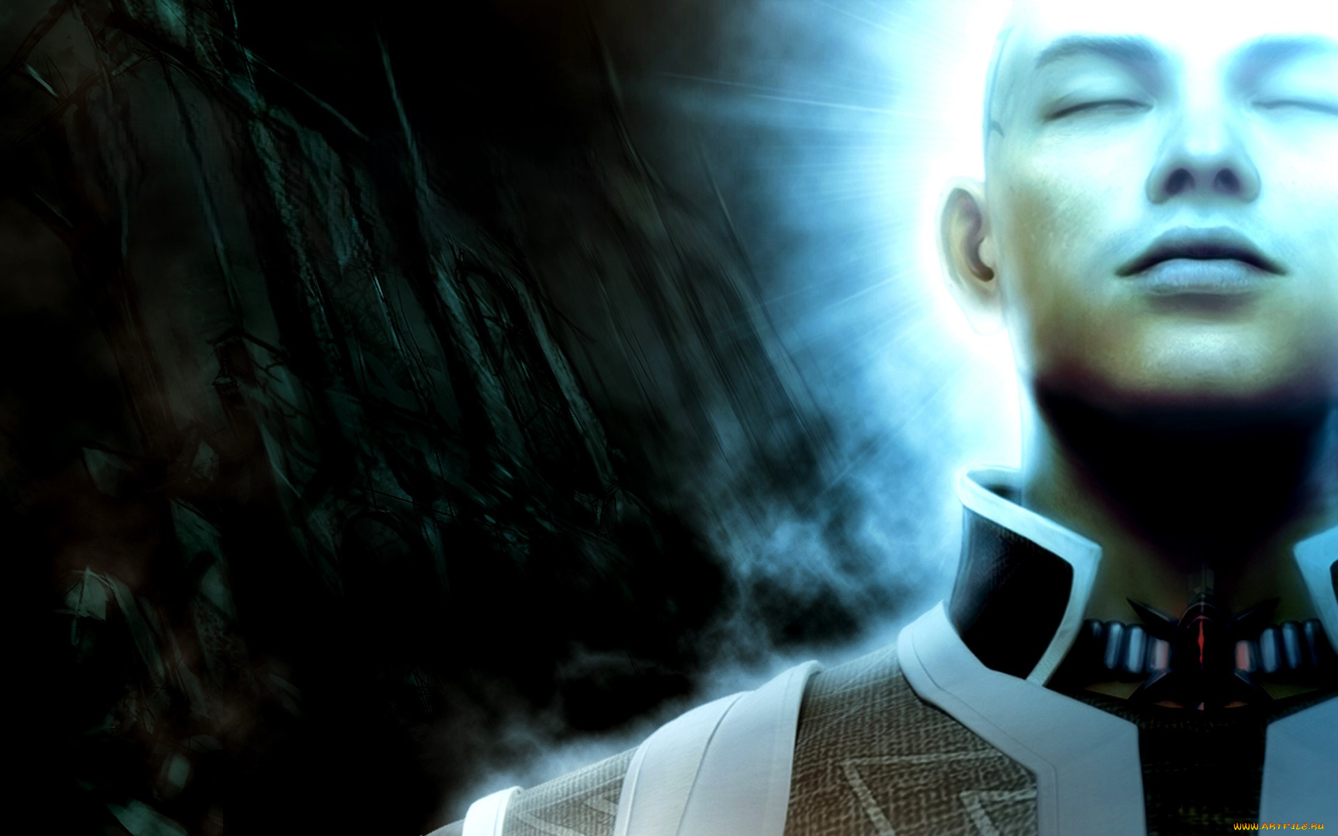 видео, игры, guild, wars, монах, свет