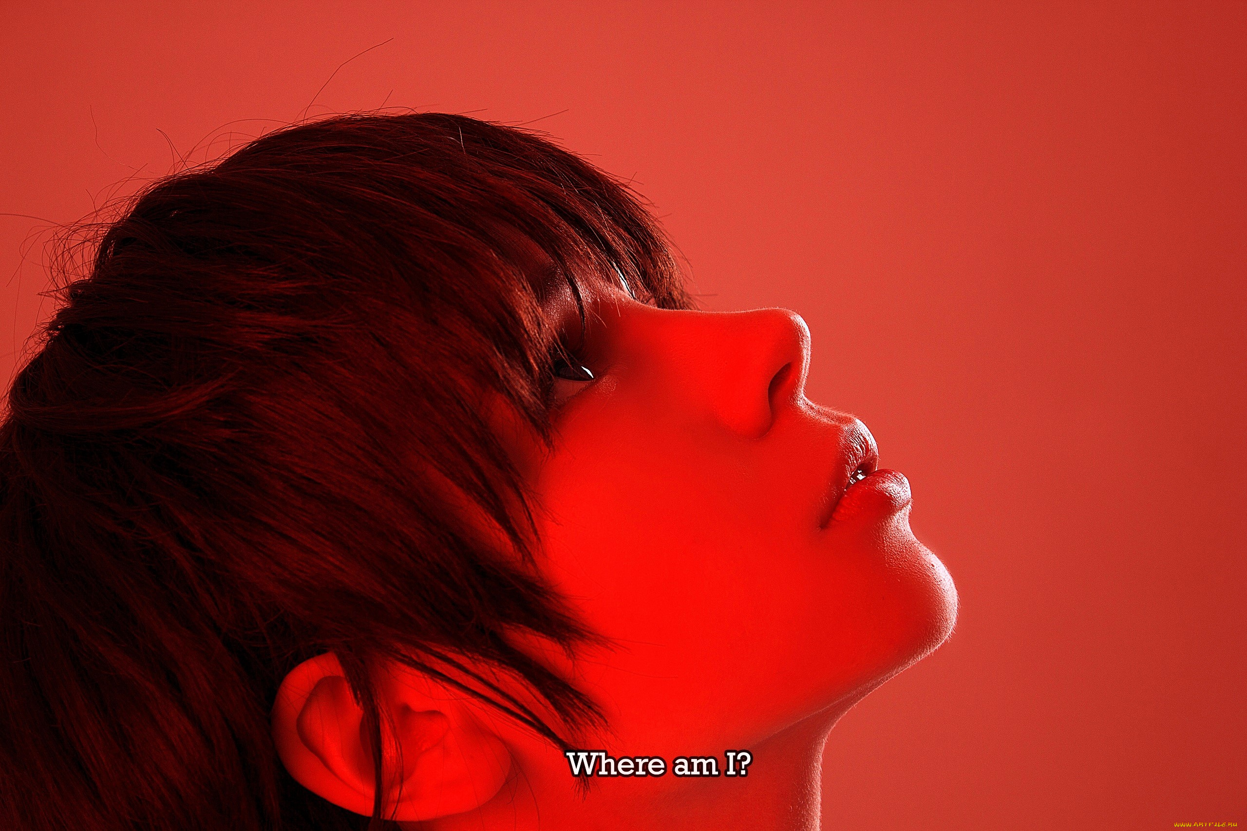 девушки, -, креатив, , косплей, образ, костюм, коспей, лицо