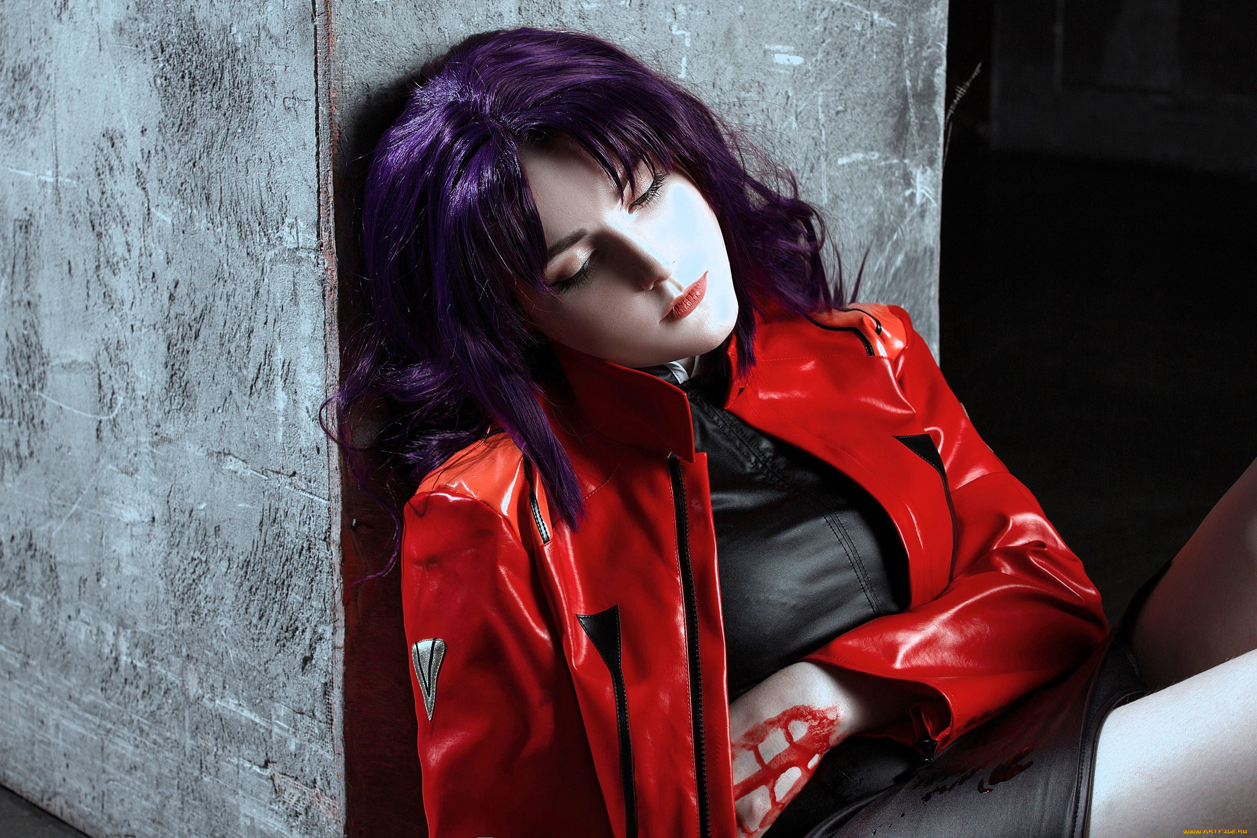 девушки, -, креатив, , косплей, образы, косплей, костюмы, кровь