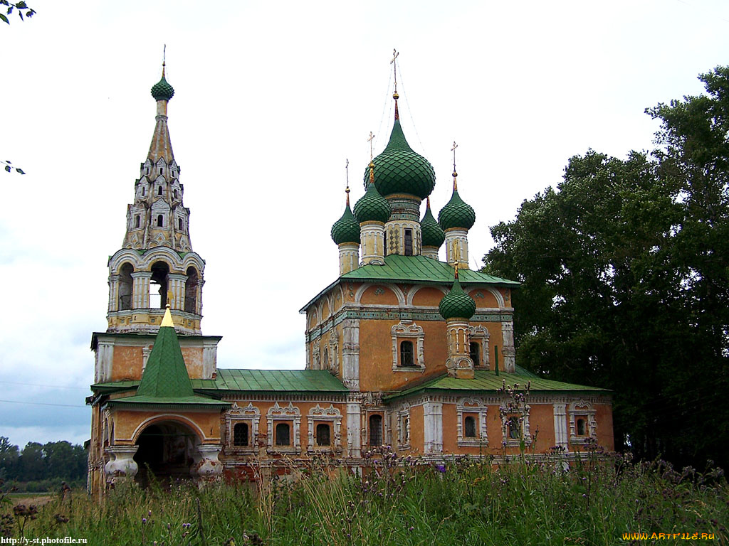 углич, Ярославская, область, города, православные, церкви, монастыри