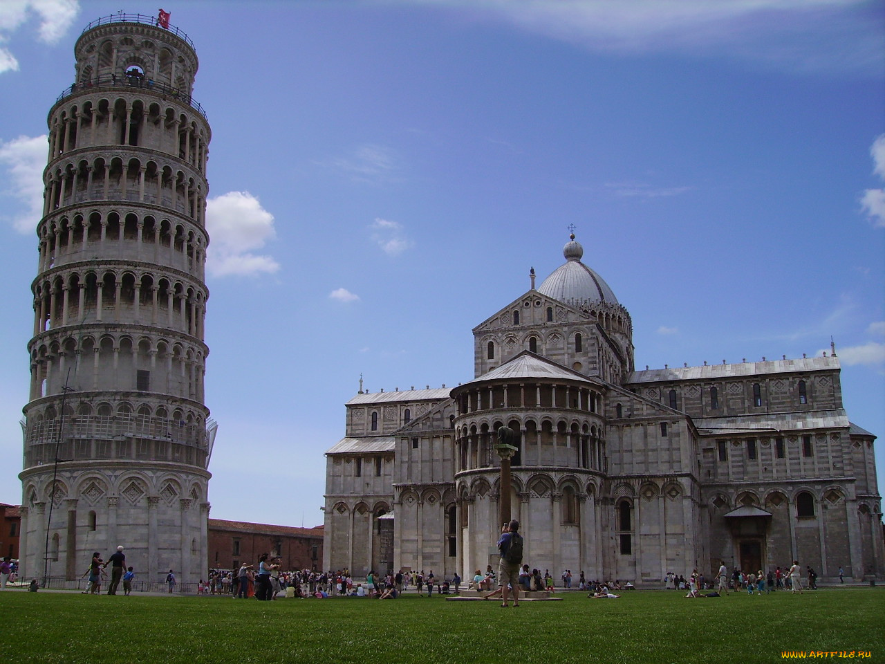 города, пиза, италия