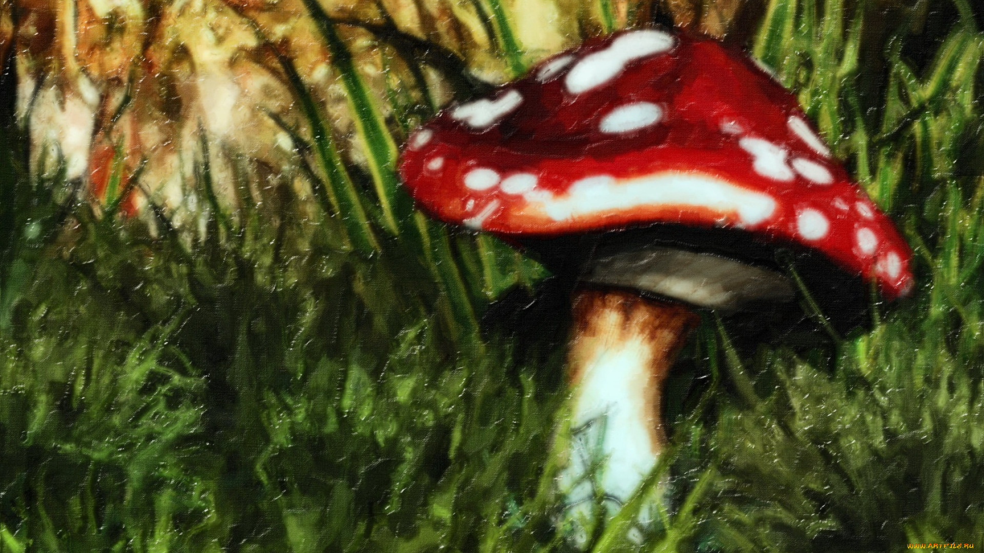 рисованные, природа