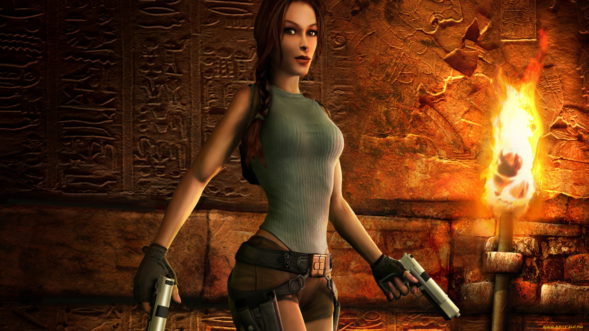 видео, игры, lara, croft, tomb, raider, anniversary