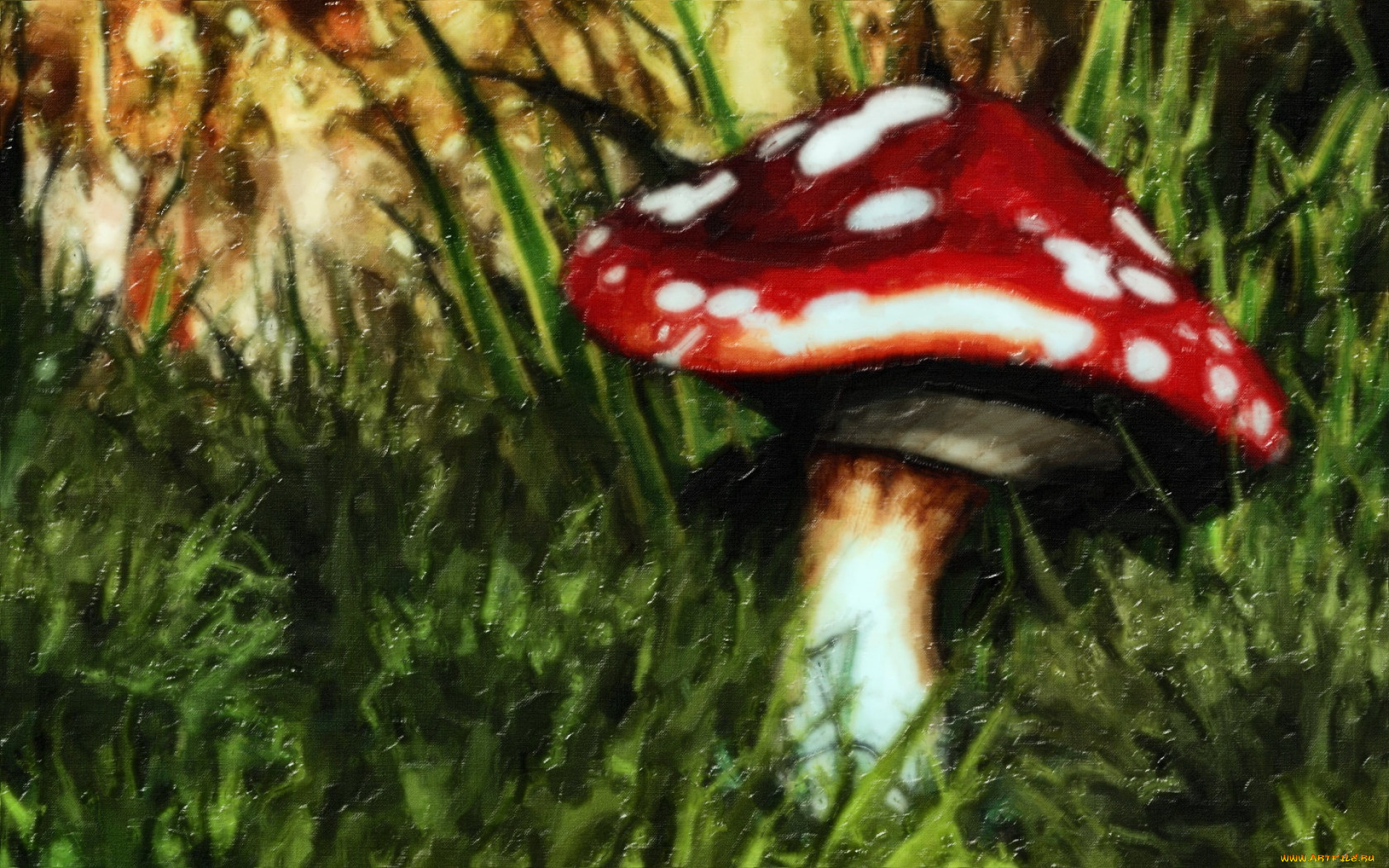 рисованные, природа