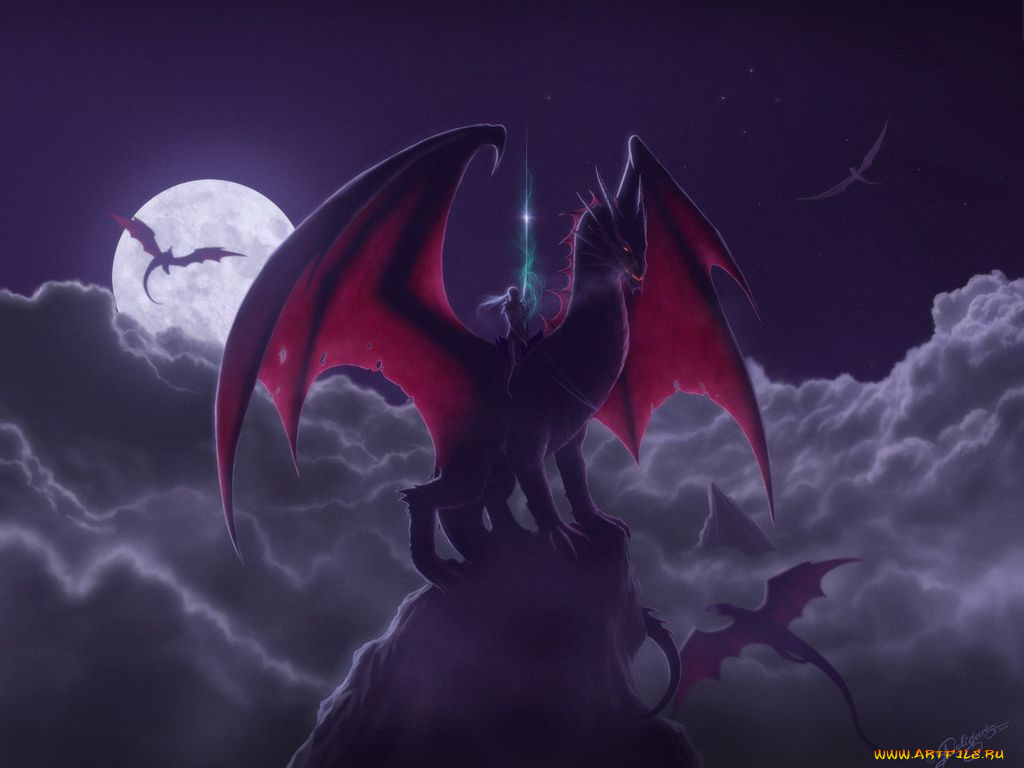 фэнтези, драконы