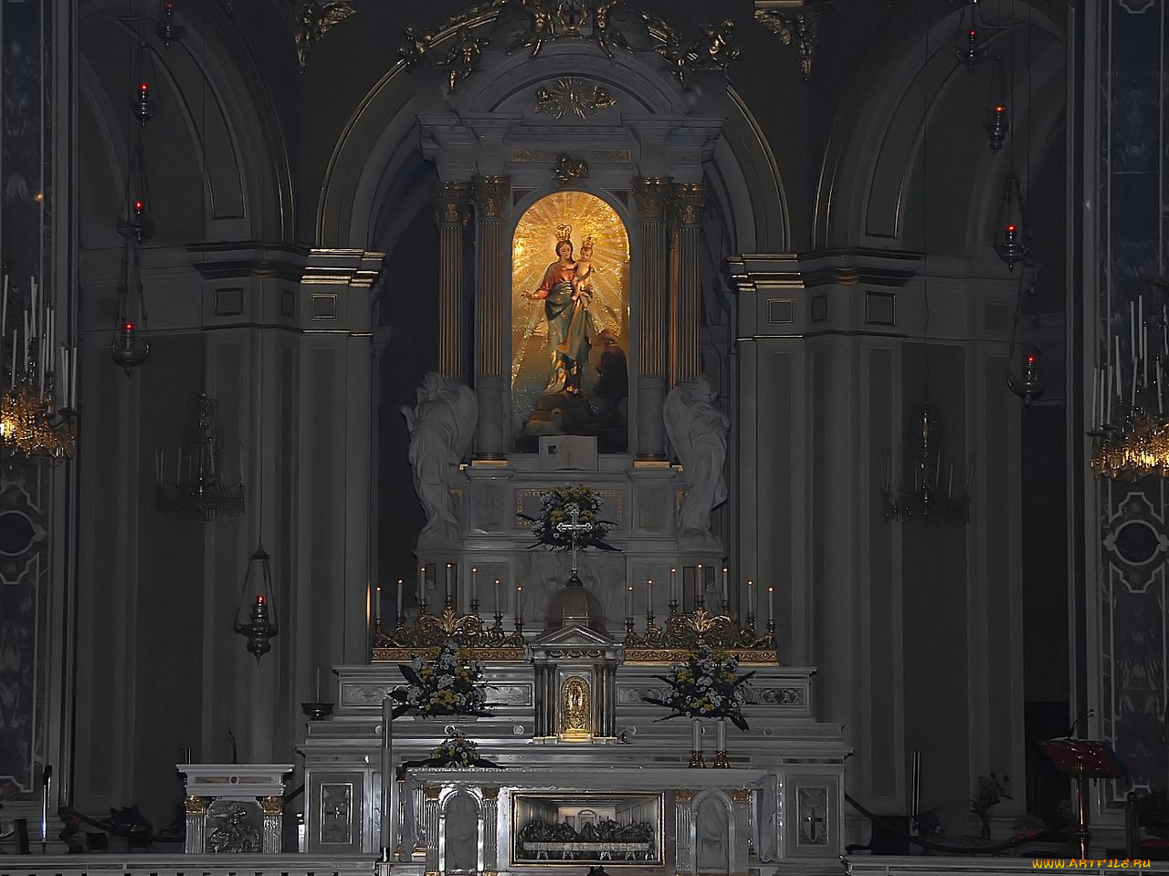 интерьер, убранство, роспись, храма