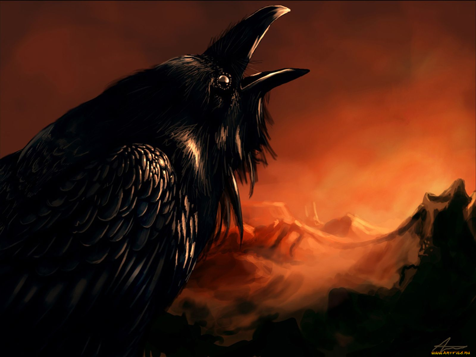 рисованные, животные