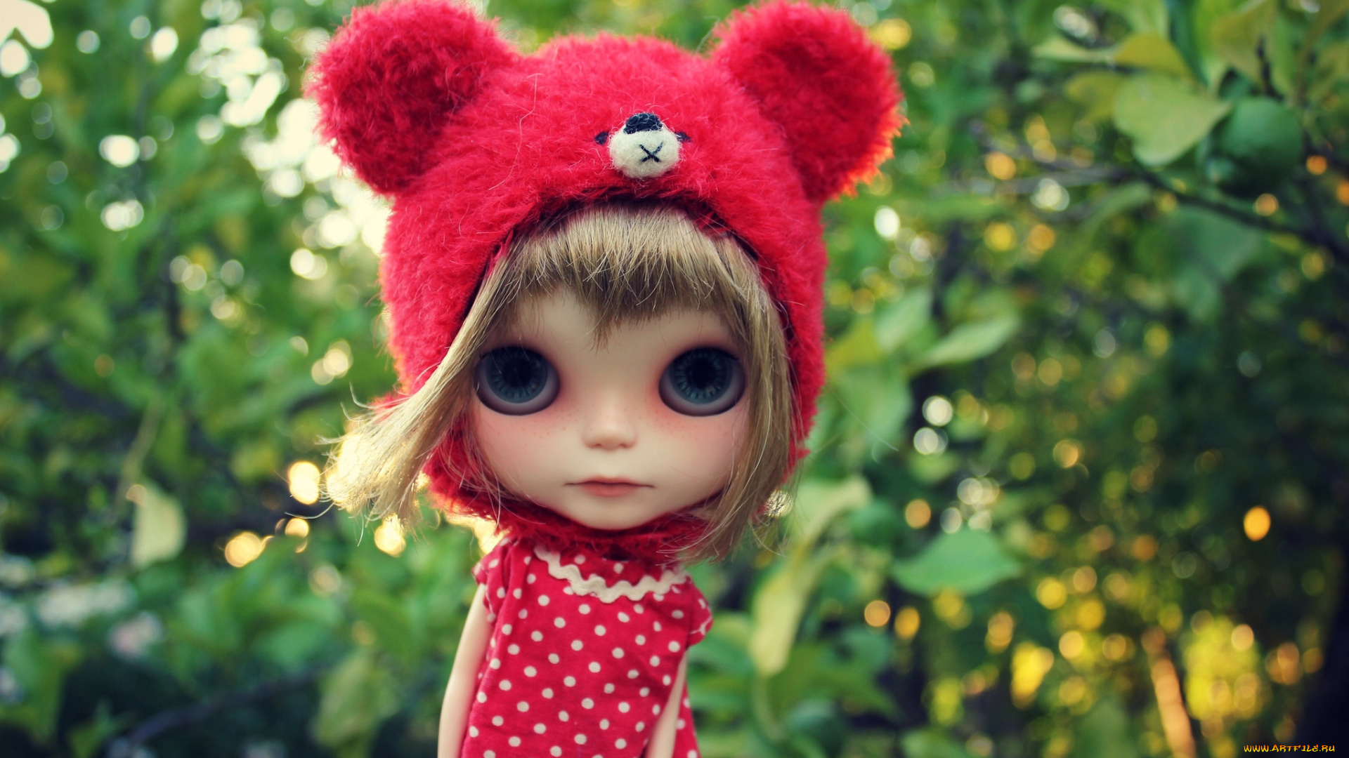 разное, игрушки, шапочка, кукла