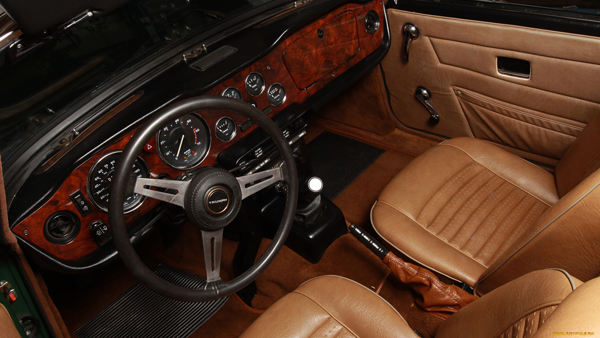1975, triumph, tr6, автомобили, спидометры, торпедо, triumph