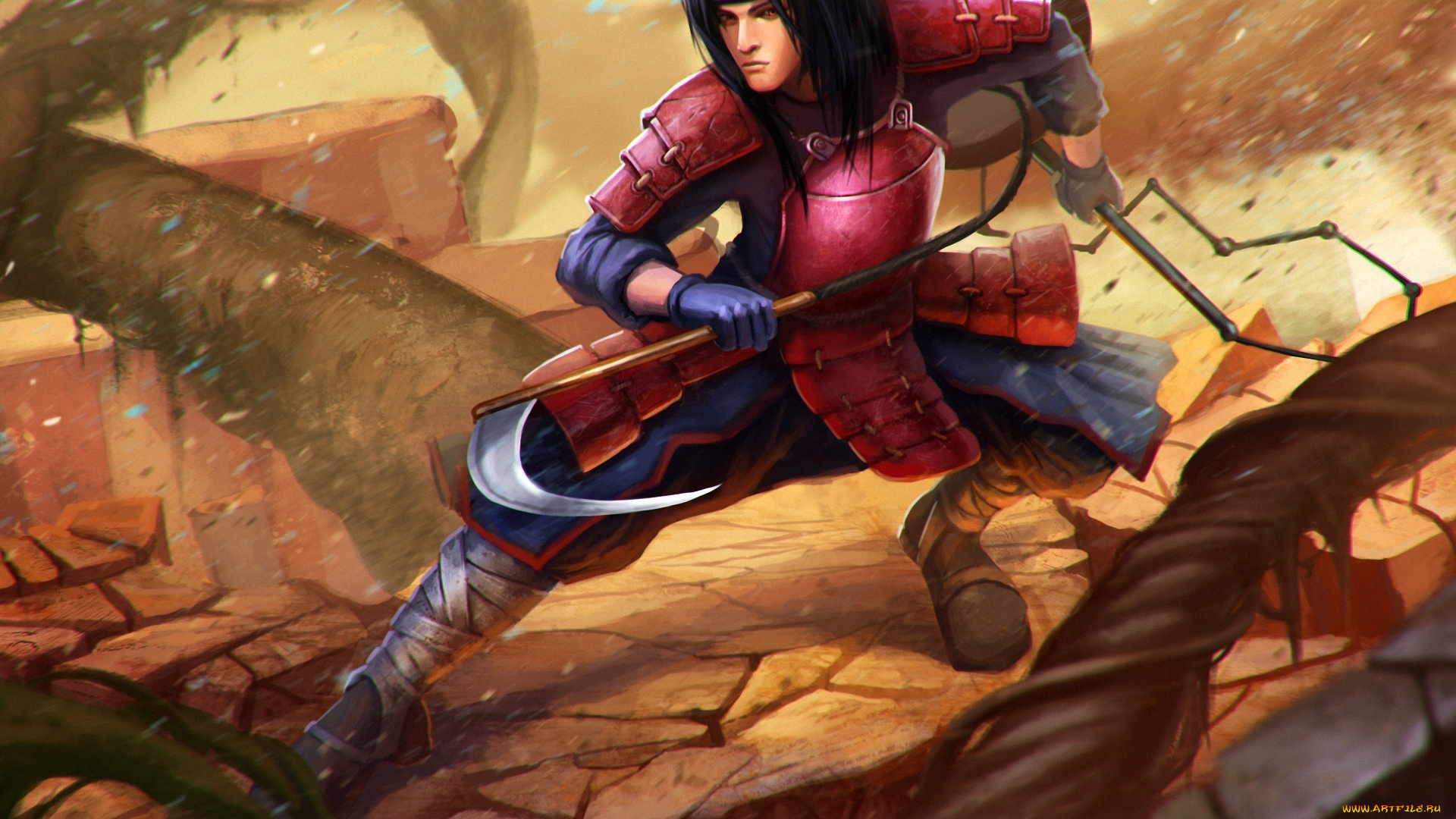 аниме, naruto, стойка, орудие, нечистивое, воскрешение, учиха, мадара