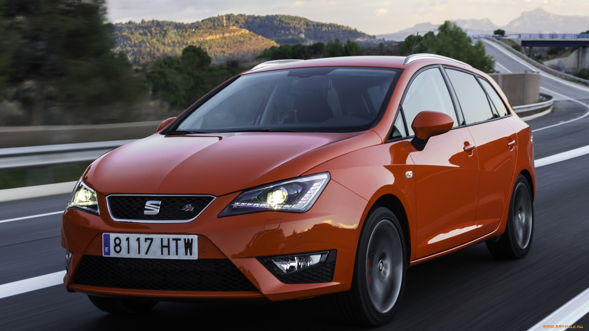 автомобили, seat, ibiza, st, fr, красный