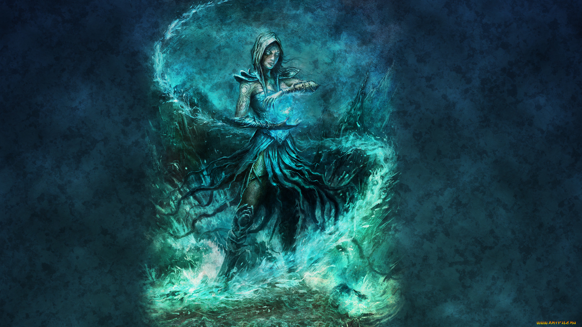 девушка, фэнтези, маги, , волшебники, магия, энергия