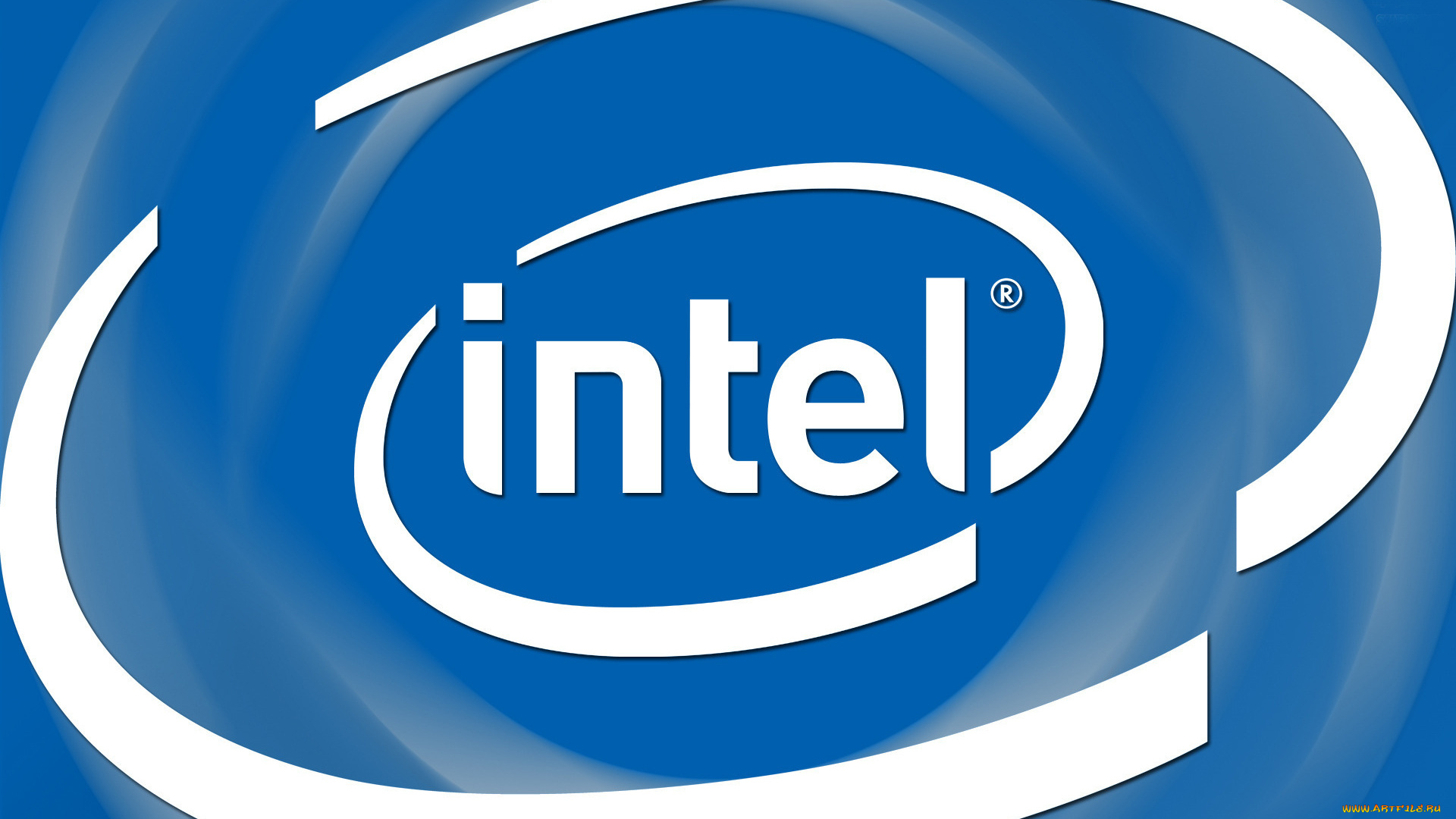 компьютеры, intel, фон, логотип