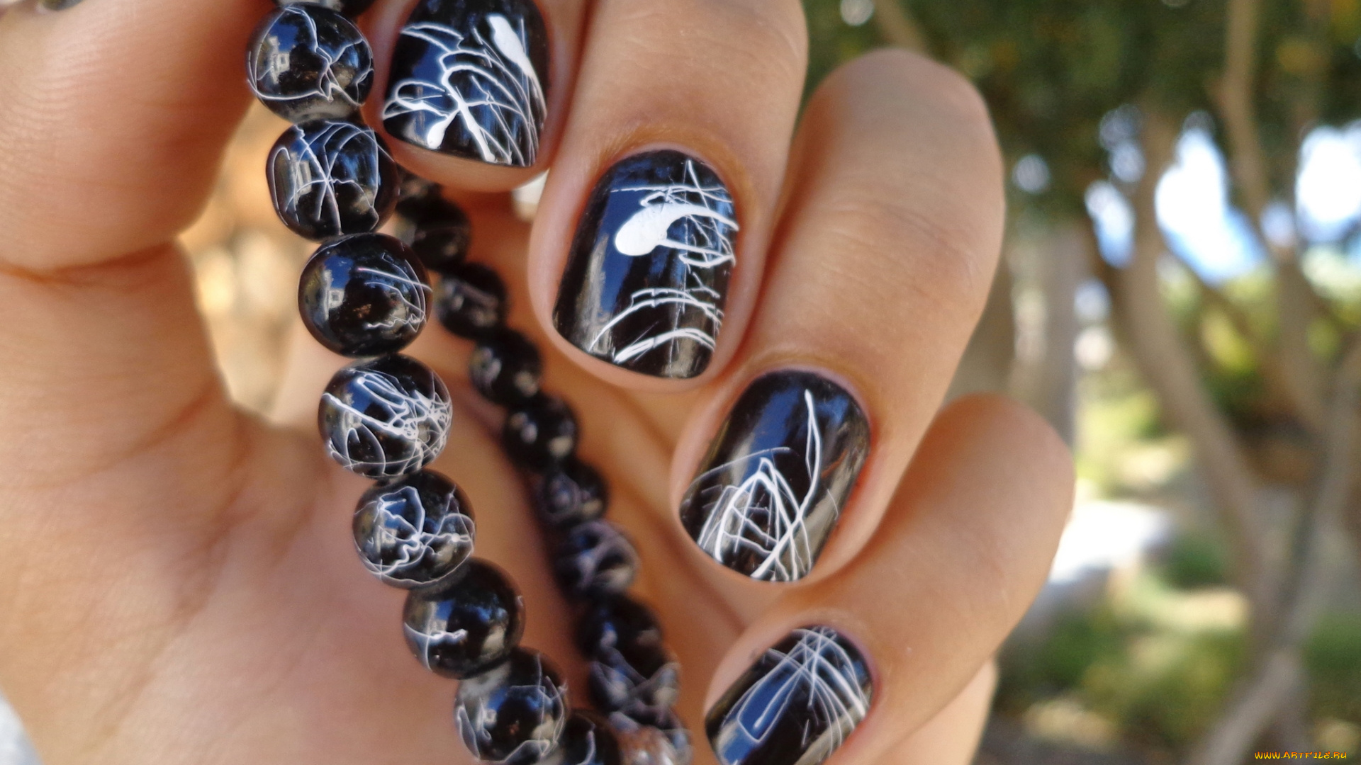 разное, руки, бусы