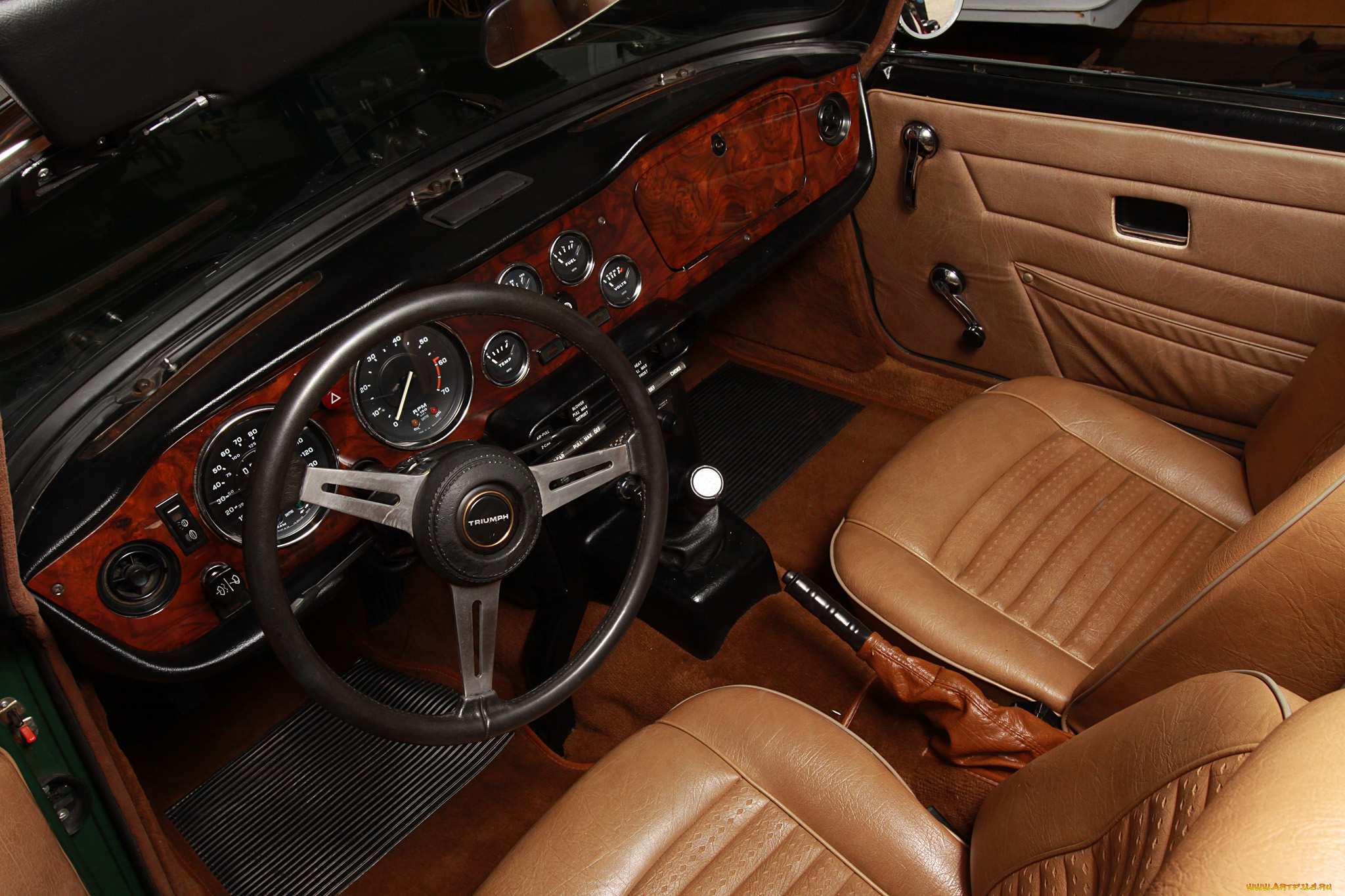 1975, triumph, tr6, автомобили, спидометры, торпедо, triumph