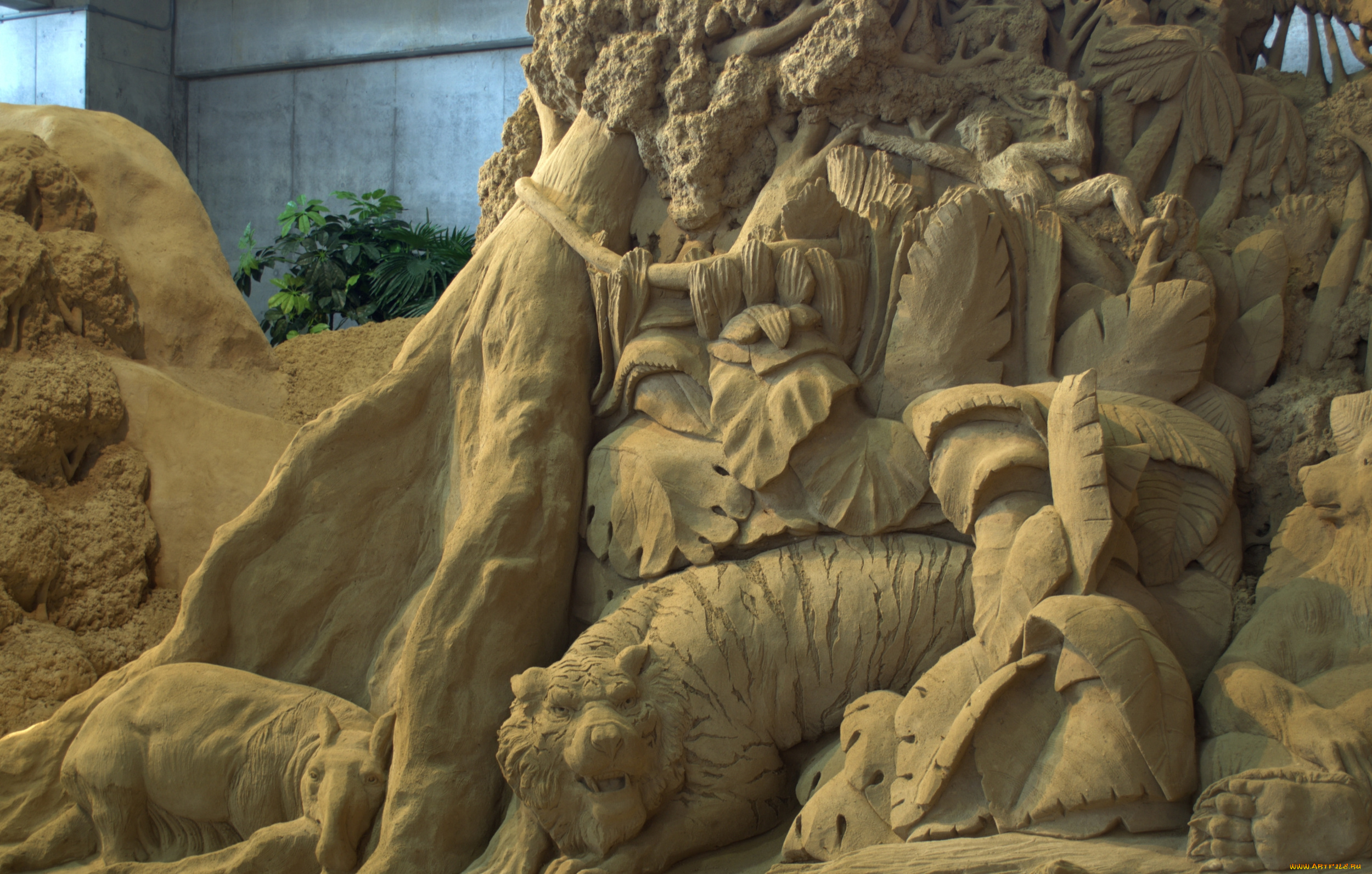 разное, фигуры, из, песка, , льда, и, снега, песок, фигуры