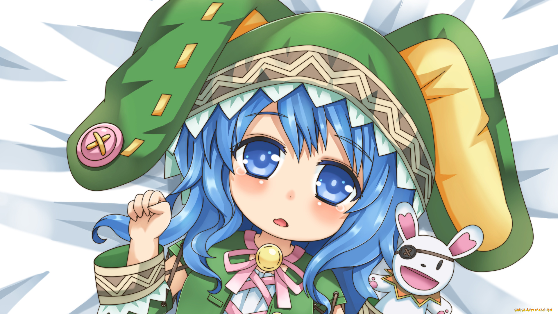 аниме, date, a, live, greenteaneko, ушки, взгляд, арт, девочка, date, a, live, yoshinon, yoshino