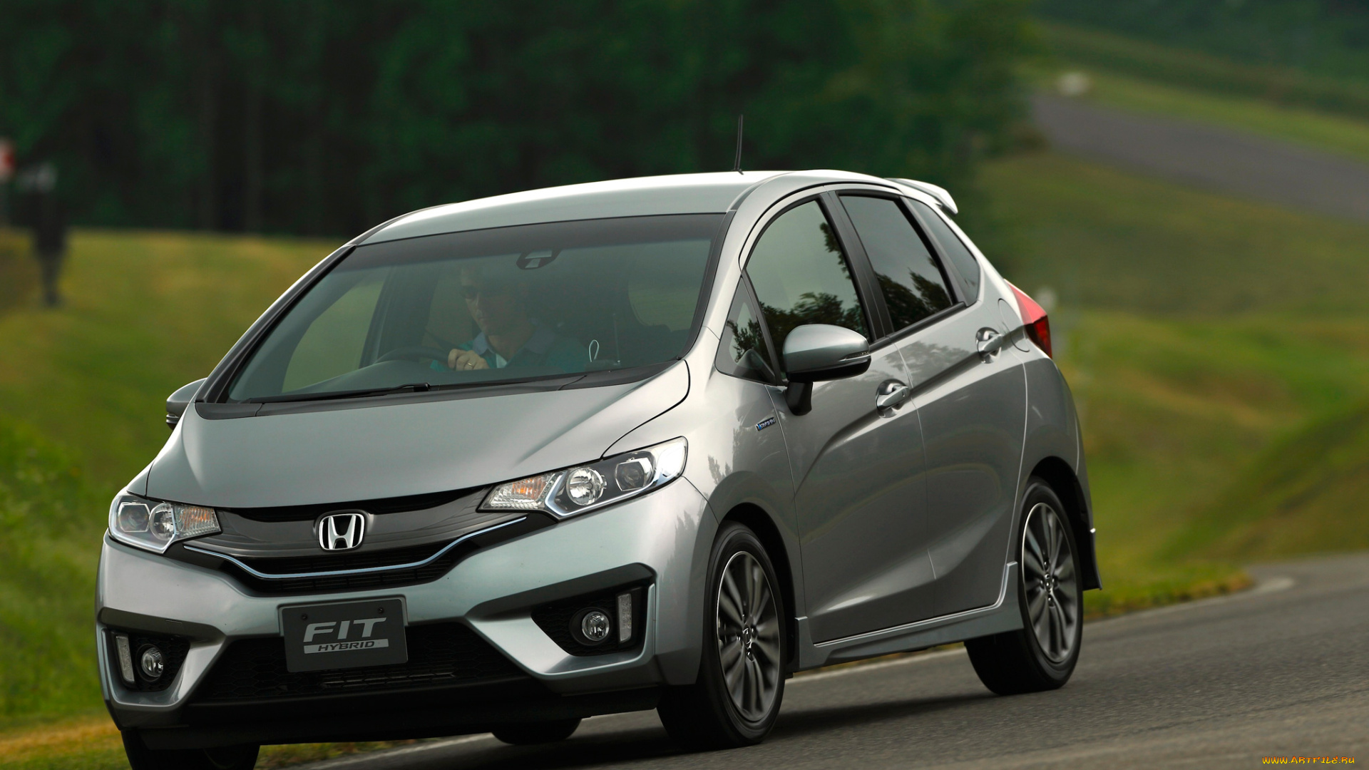 автомобили, honda, fit, hybrid, 2013г