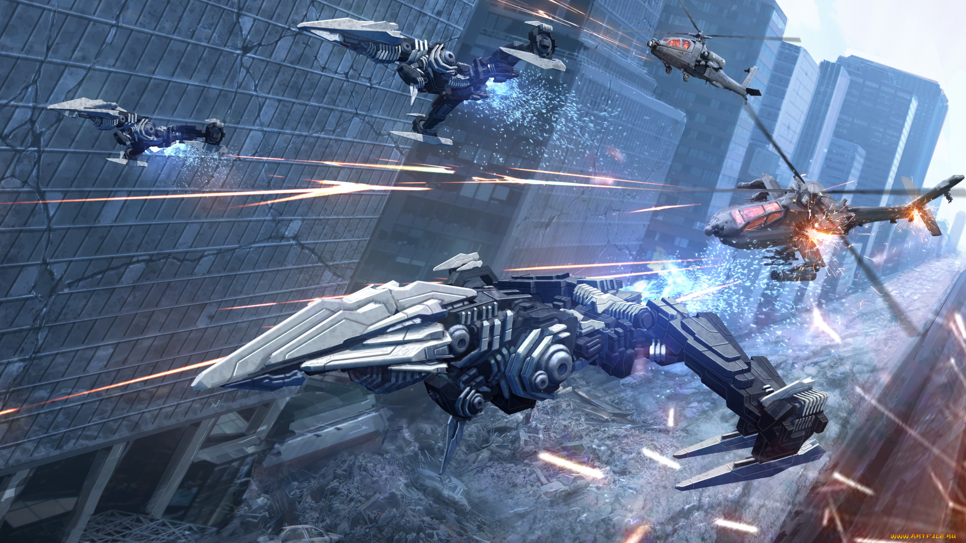 фэнтези, космические, корабли, , звездолеты, , станции, арт, оружие, вертолеты, город, пагоня, руины, фантастика, война, мегаполис