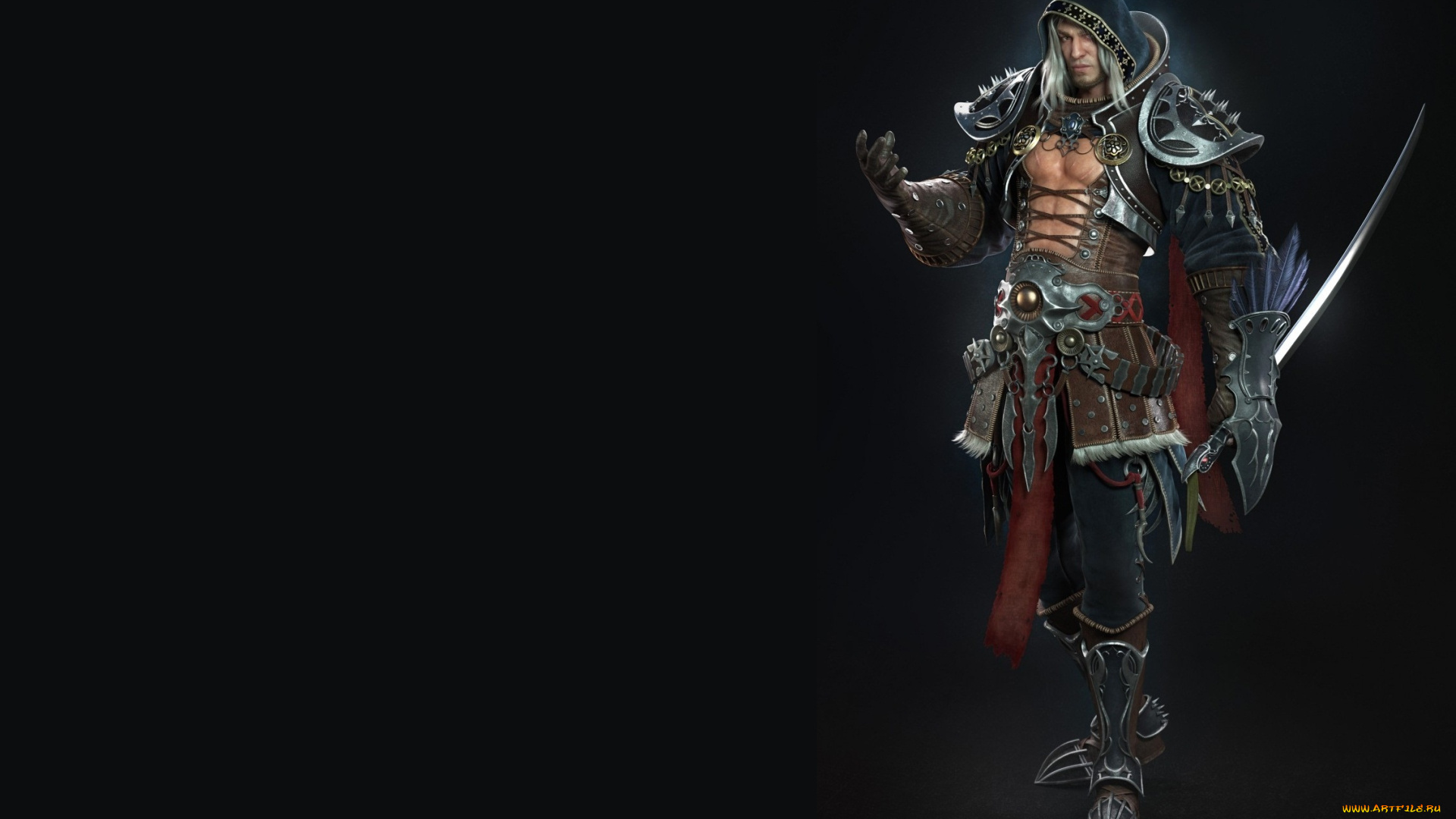 фэнтези, люди, арт, фентези, мужчина, воин, меч