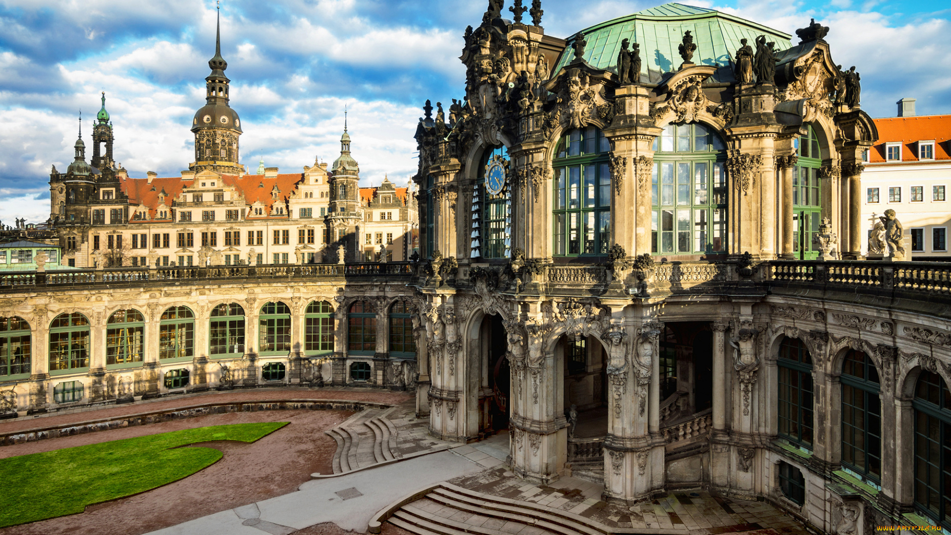 города, дрезден, , германия, здания, архитектура, город, dresden, altstadt, deutschland, germany, альтштадт