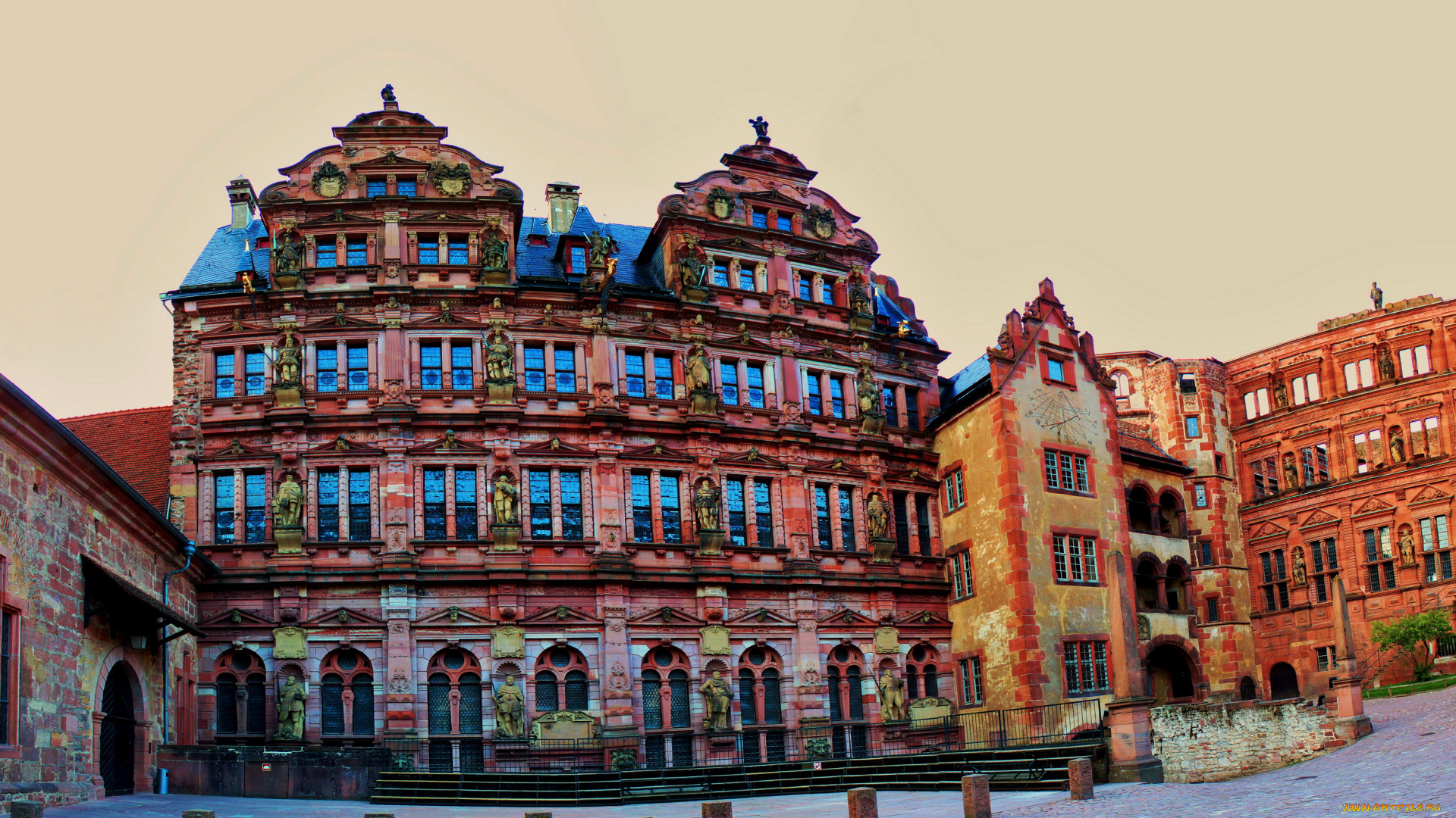 heidelberg, castle, германия, города, замки, германии, площадь, замок, германия, castle, heidelberg