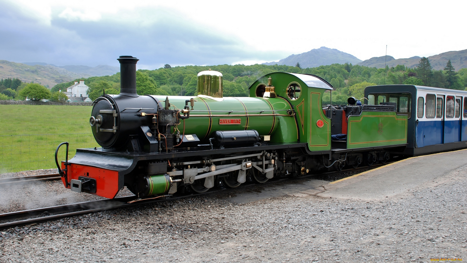 техника, паровозы, паровоз, дорога, железная