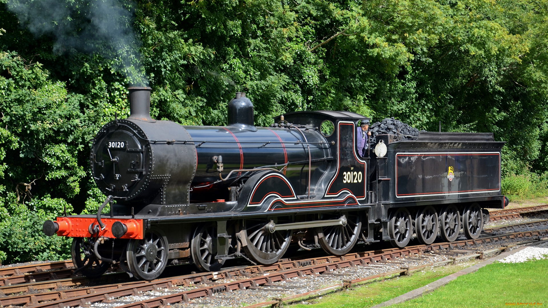 техника, паровозы, паровоз, дорога, железная