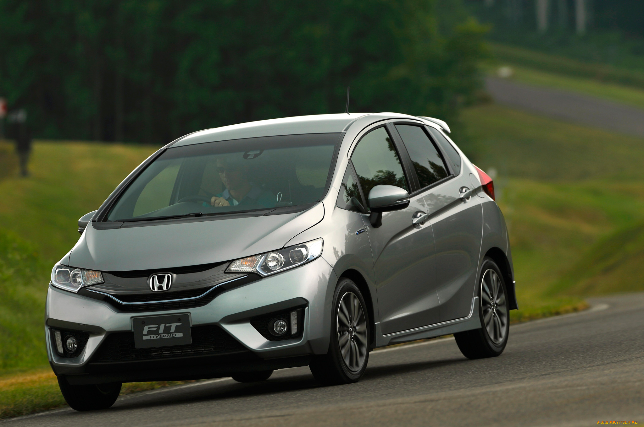 автомобили, honda, fit, hybrid, 2013г