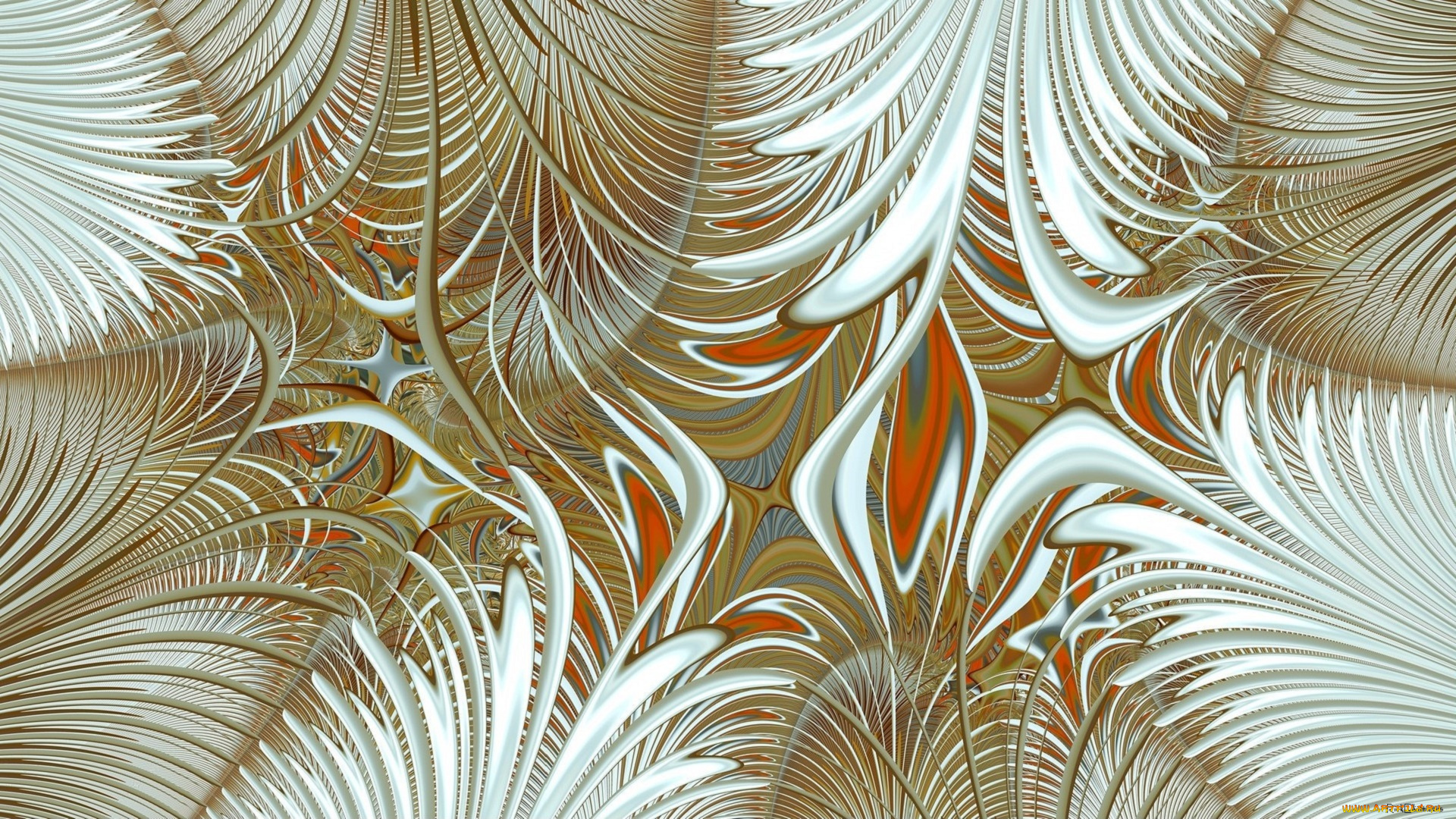 3д, графика, фракталы, , fractal, узор, цвета, фон