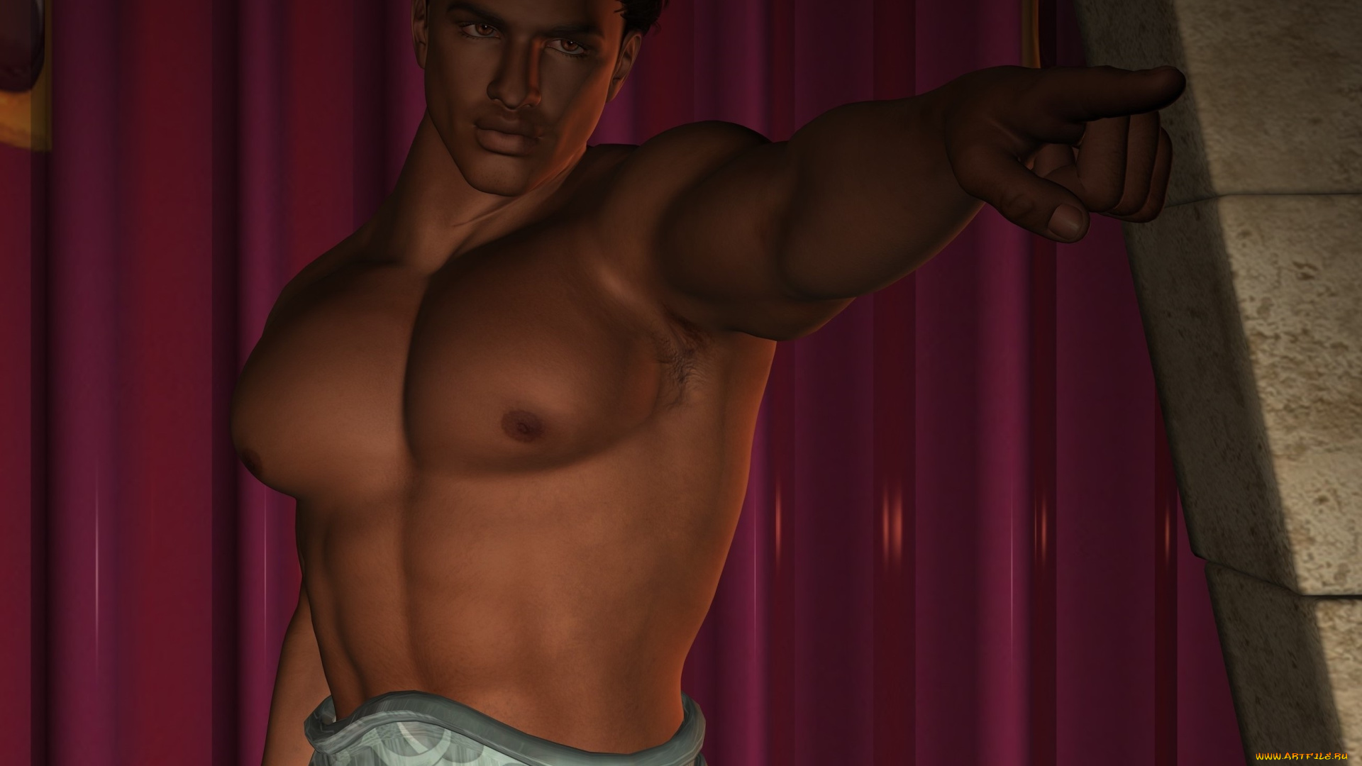 3д, графика, люди, , people, мужчина, фон, взгляд