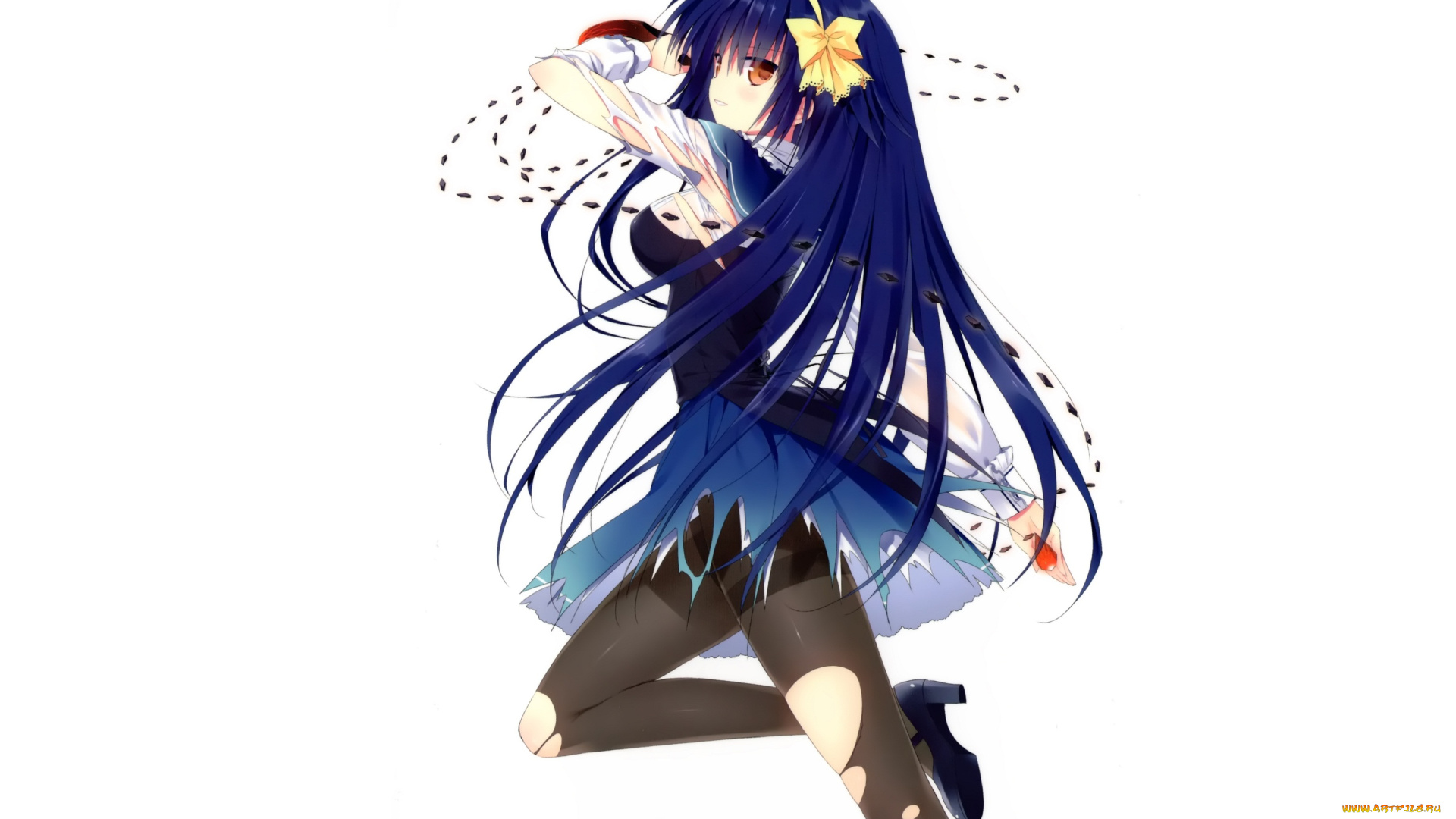 аниме, absolute, duo, девушка