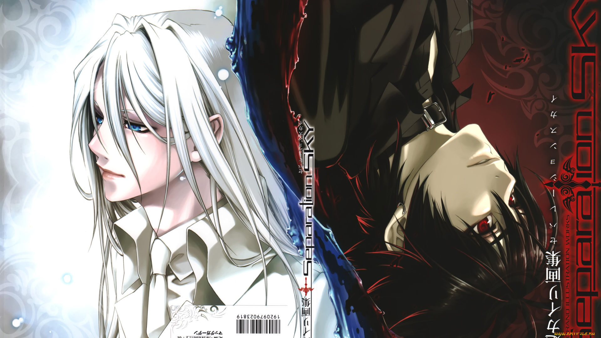 аниме, monochrome, factor, широгане, акирп