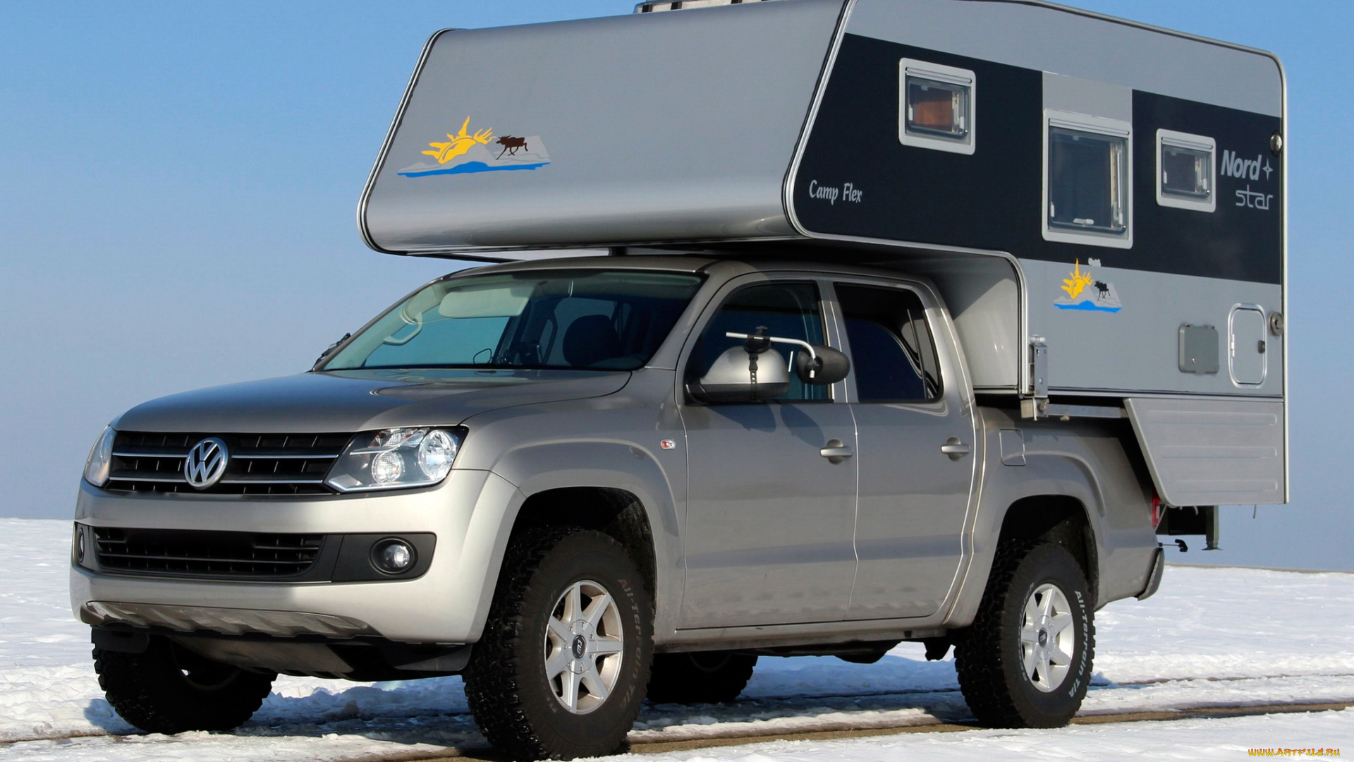 автомобили, дом, на, колёсах, volkswagen, nordstar, amarok, 2013г, camp, flex