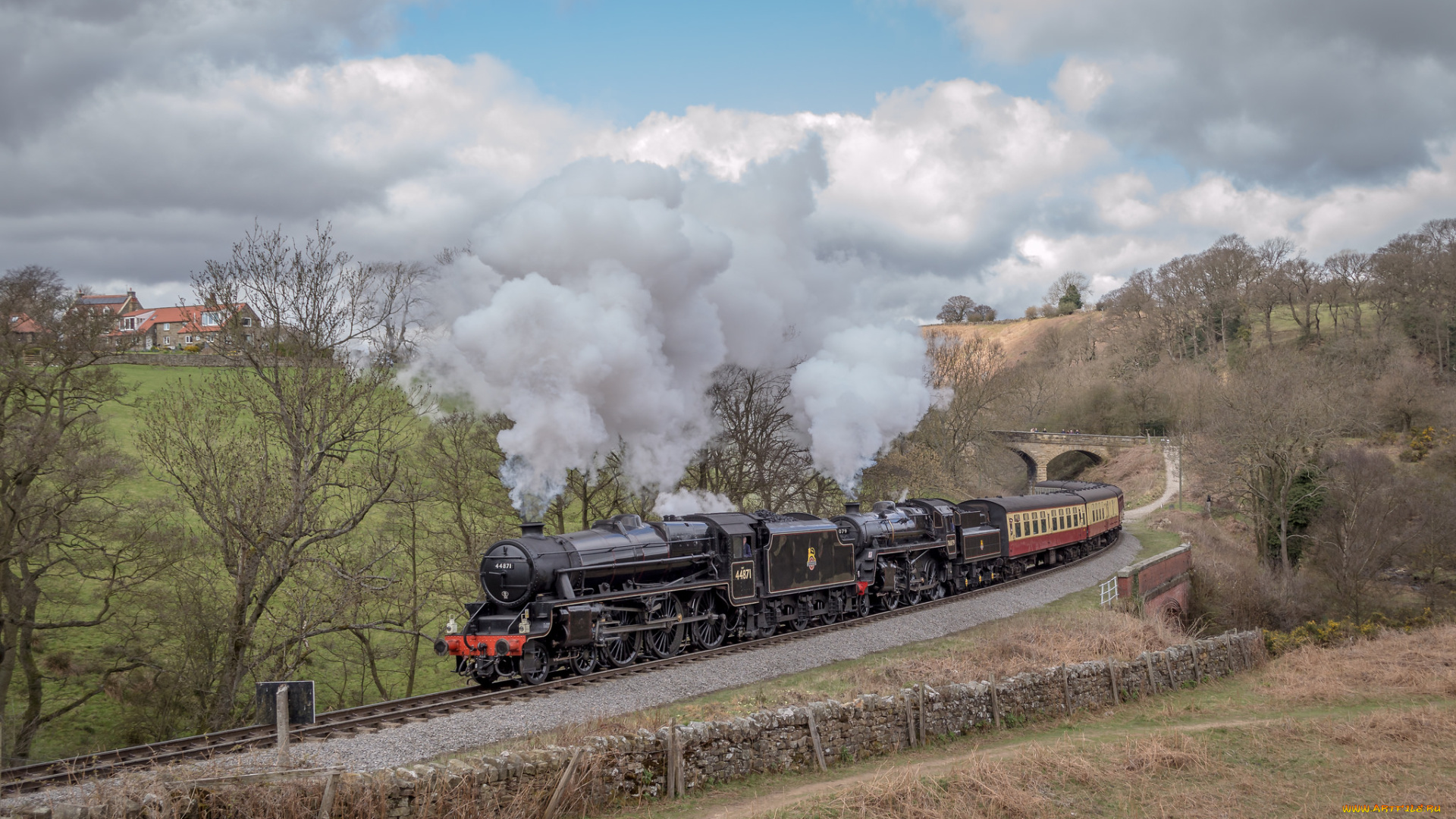 техника, паровозы, паровоз, рельсы