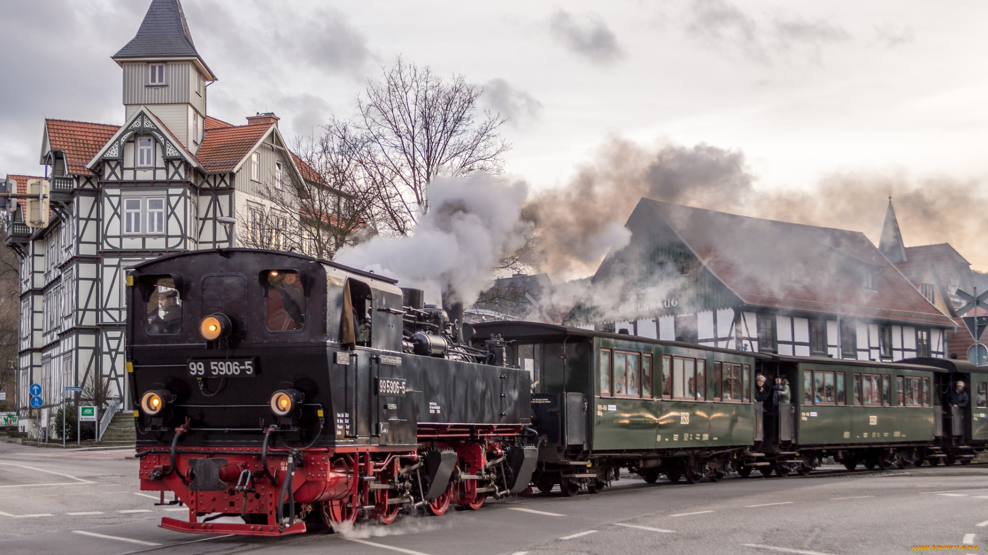 техника, паровозы, рельсы, паровоз