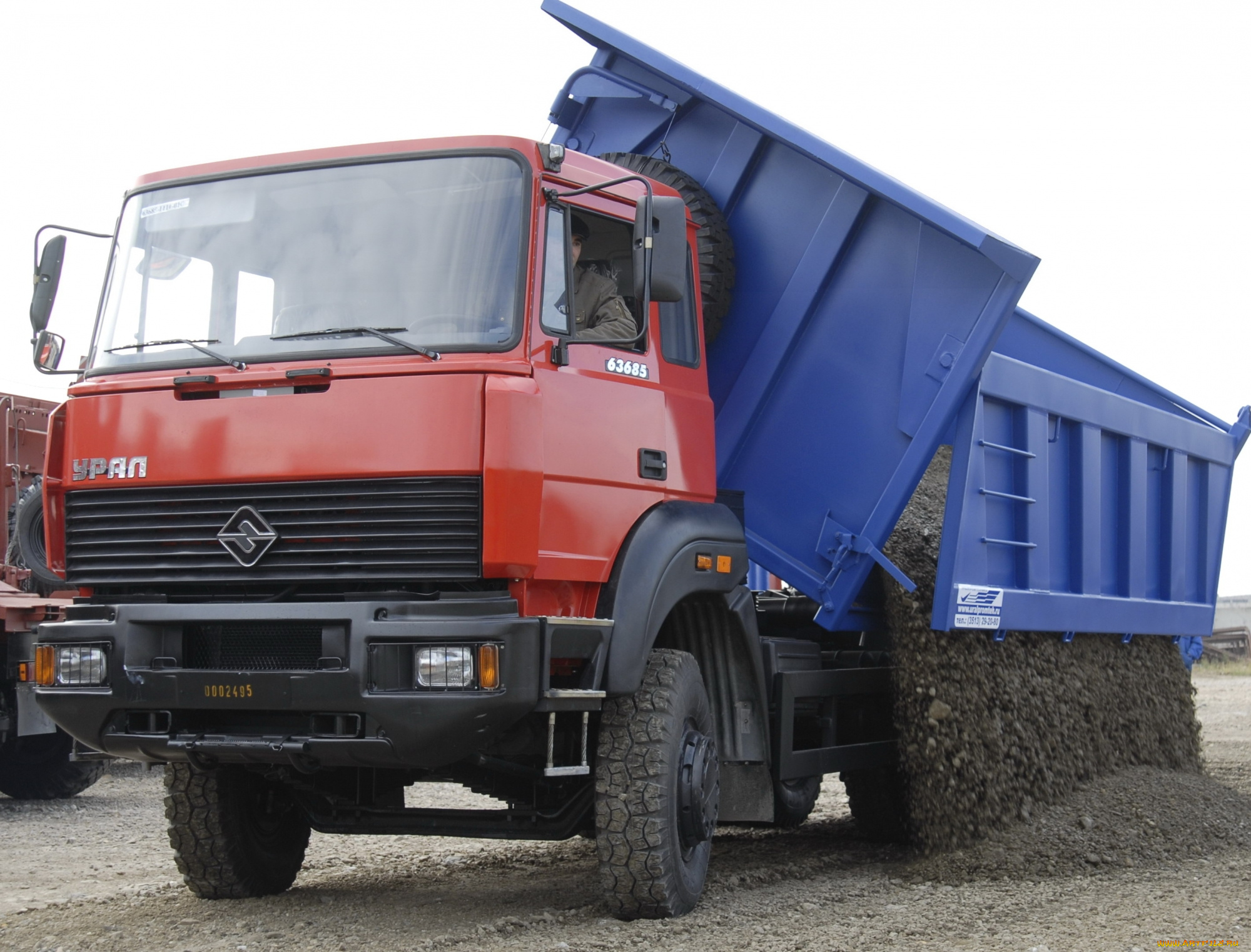 урал, автомобили, самосвал, автомобиль