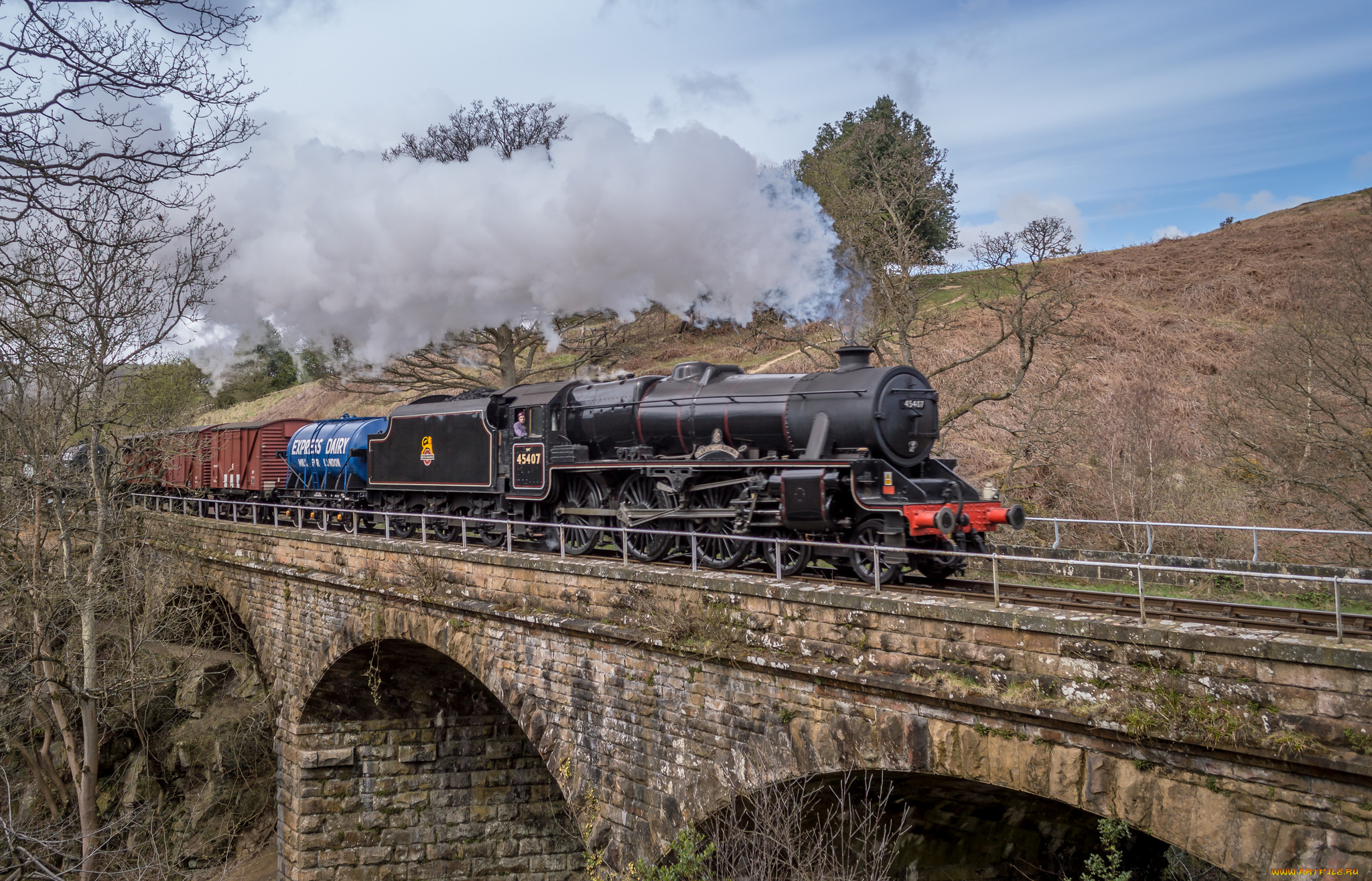 техника, паровозы, паровоз, рельсы