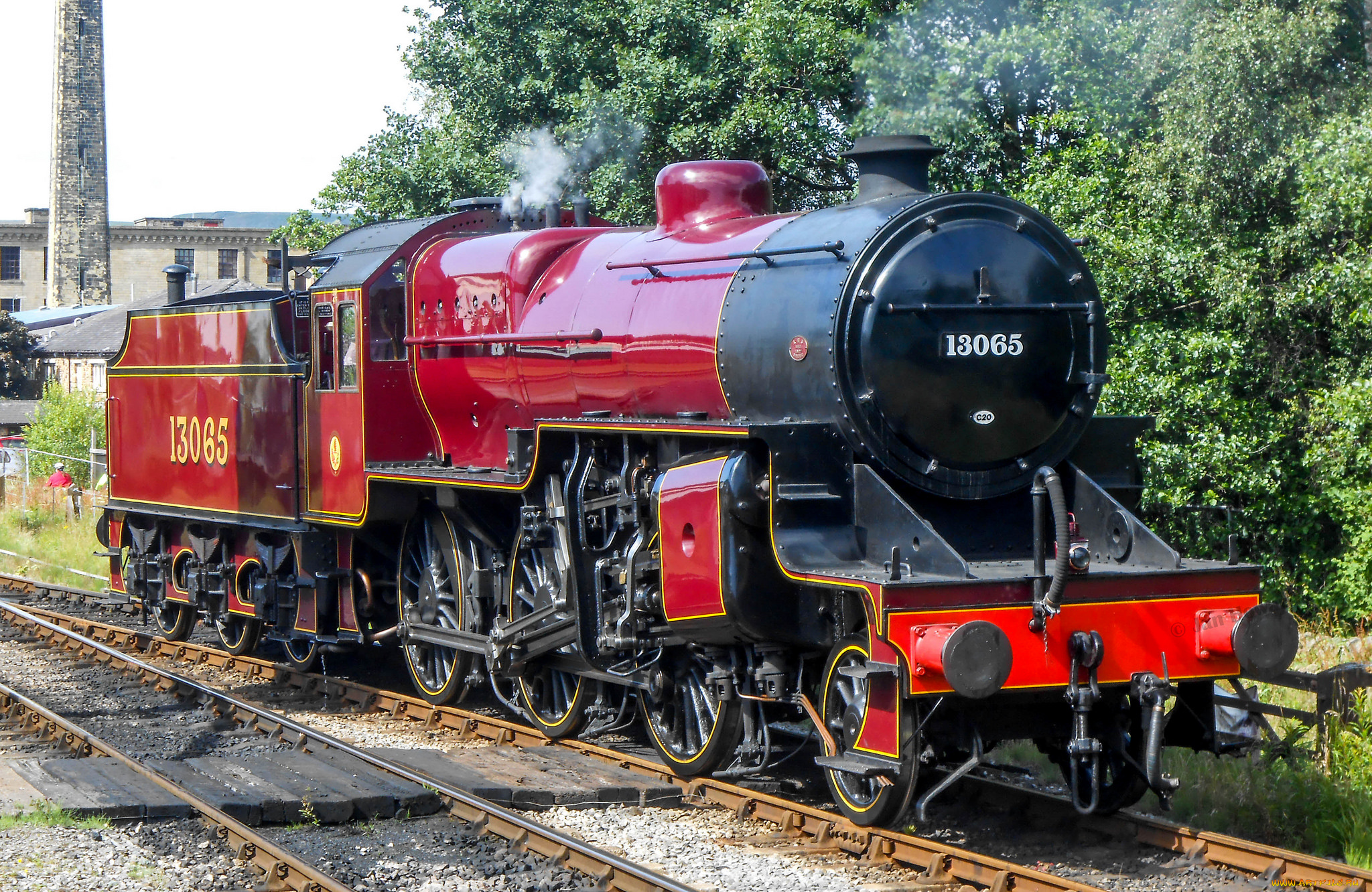 техника, паровозы, паровоз, рельсы