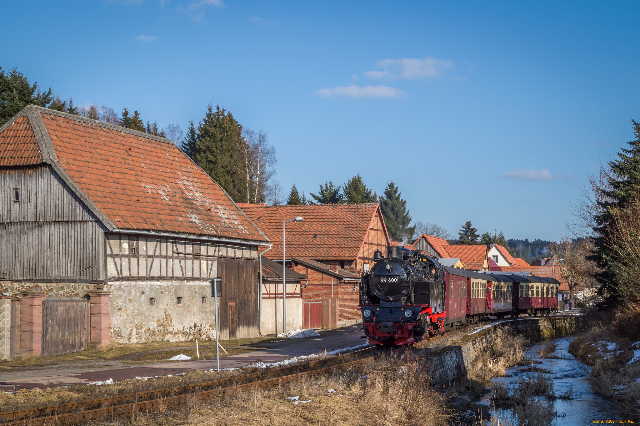 техника, паровозы, паровоз, рельсы