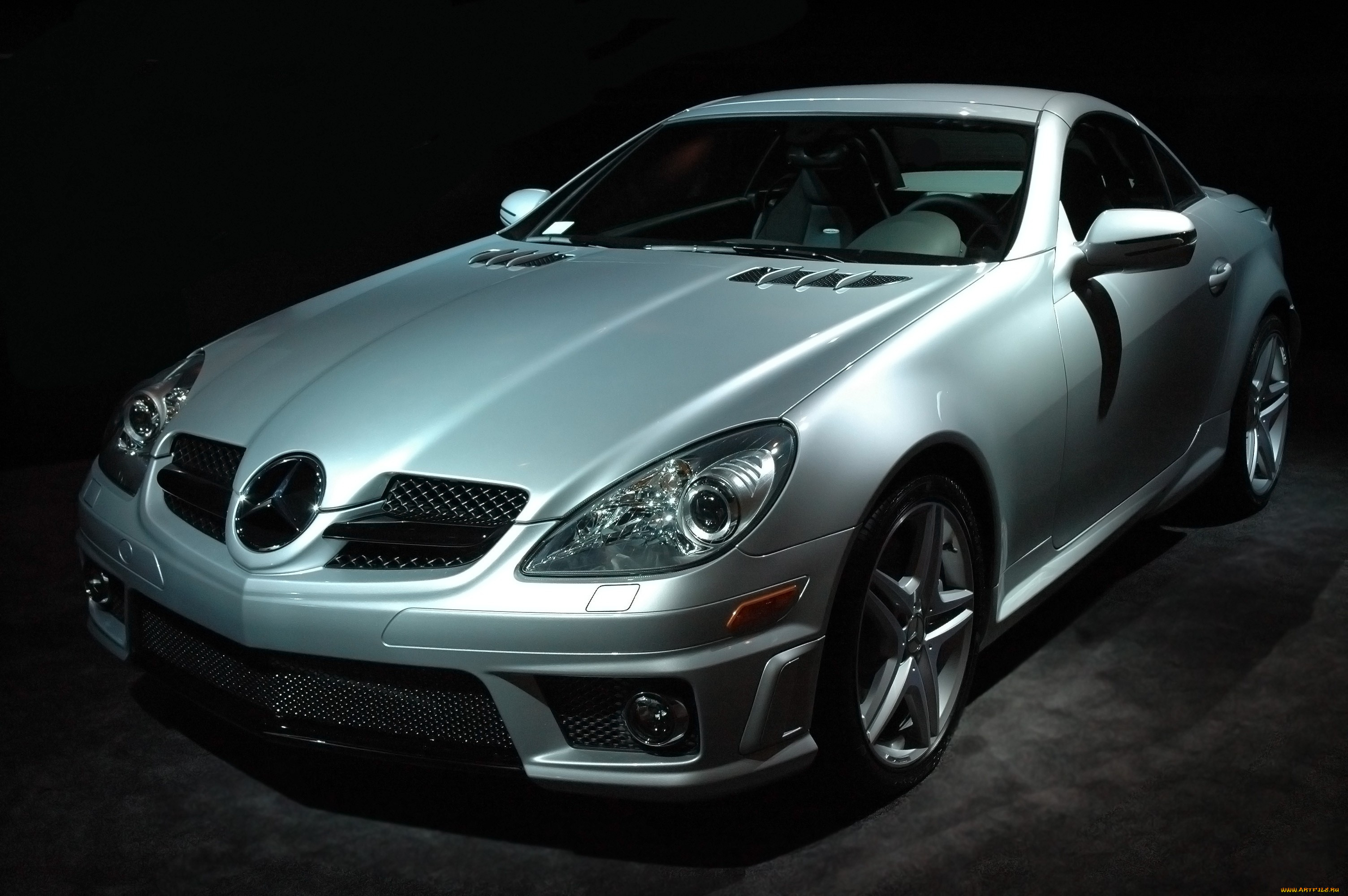 автомобили, mercedes-benz, серебристый, мерседес