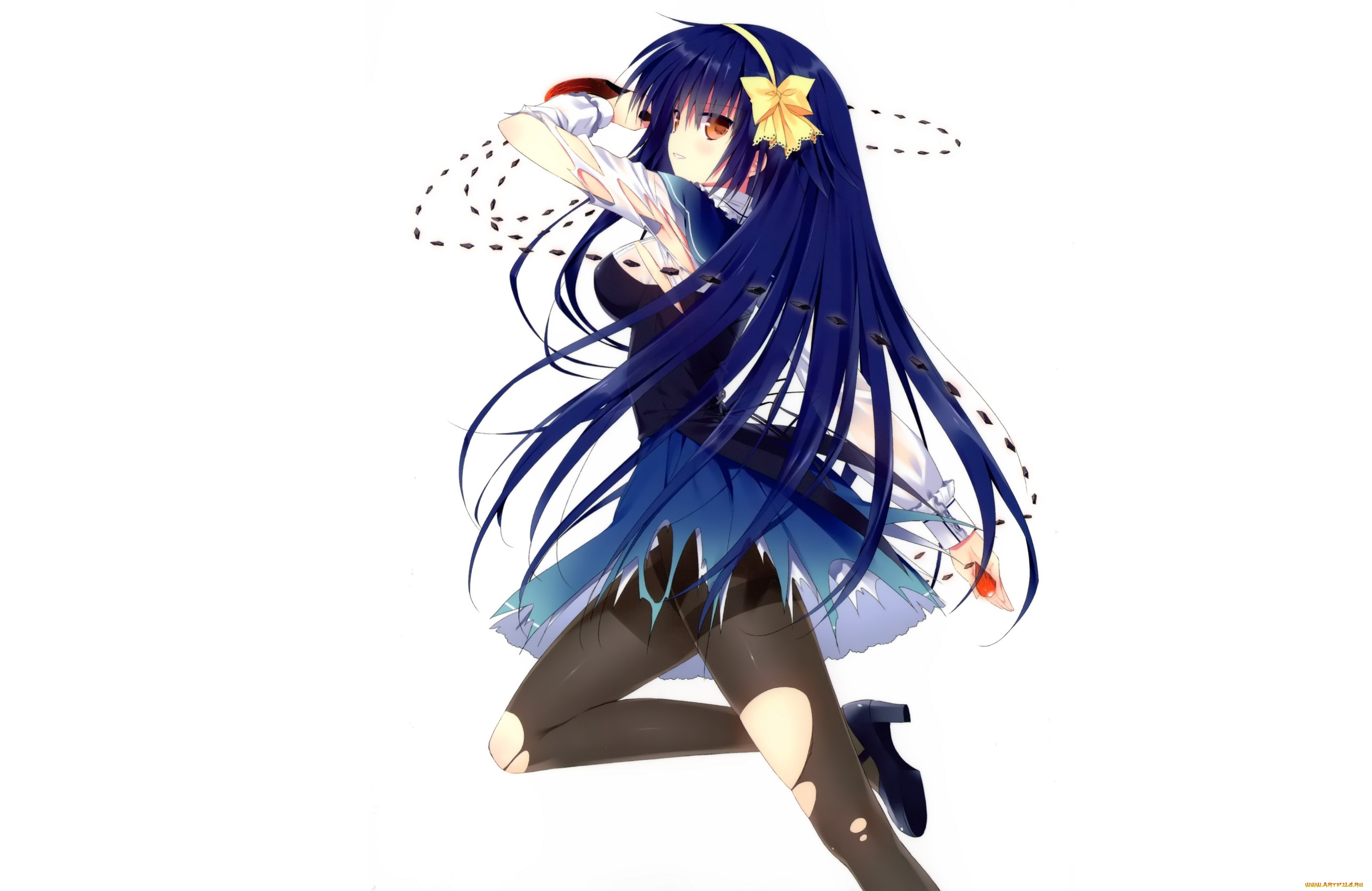 аниме, absolute, duo, девушка