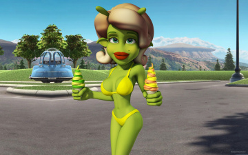 Картинка 3д+графика существа+ creatures интерьер персонаж