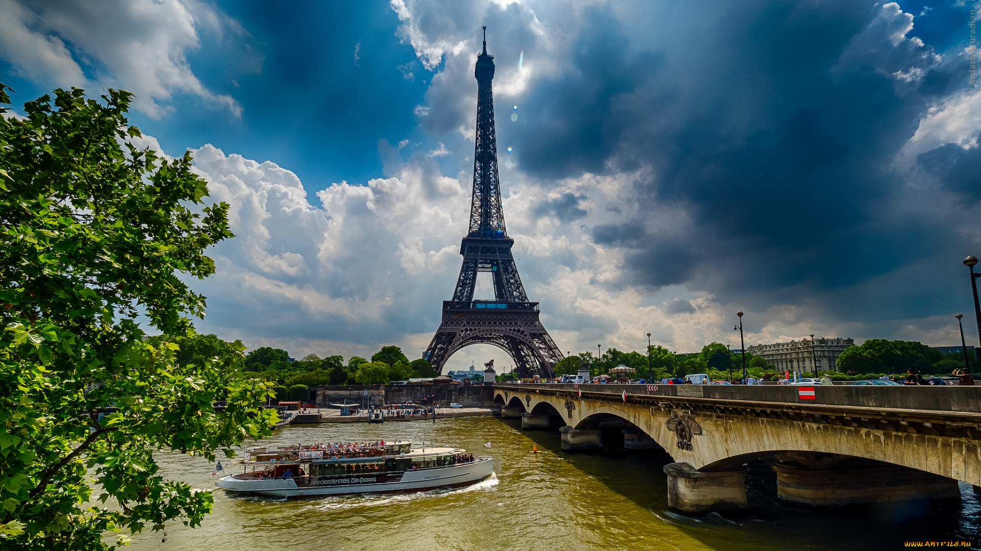 города, париж, , франция, башня