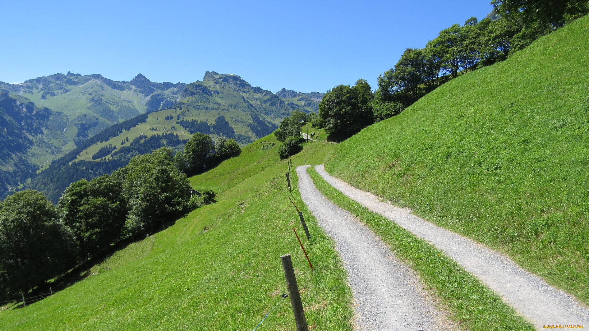 природа, дороги, горы, дорога