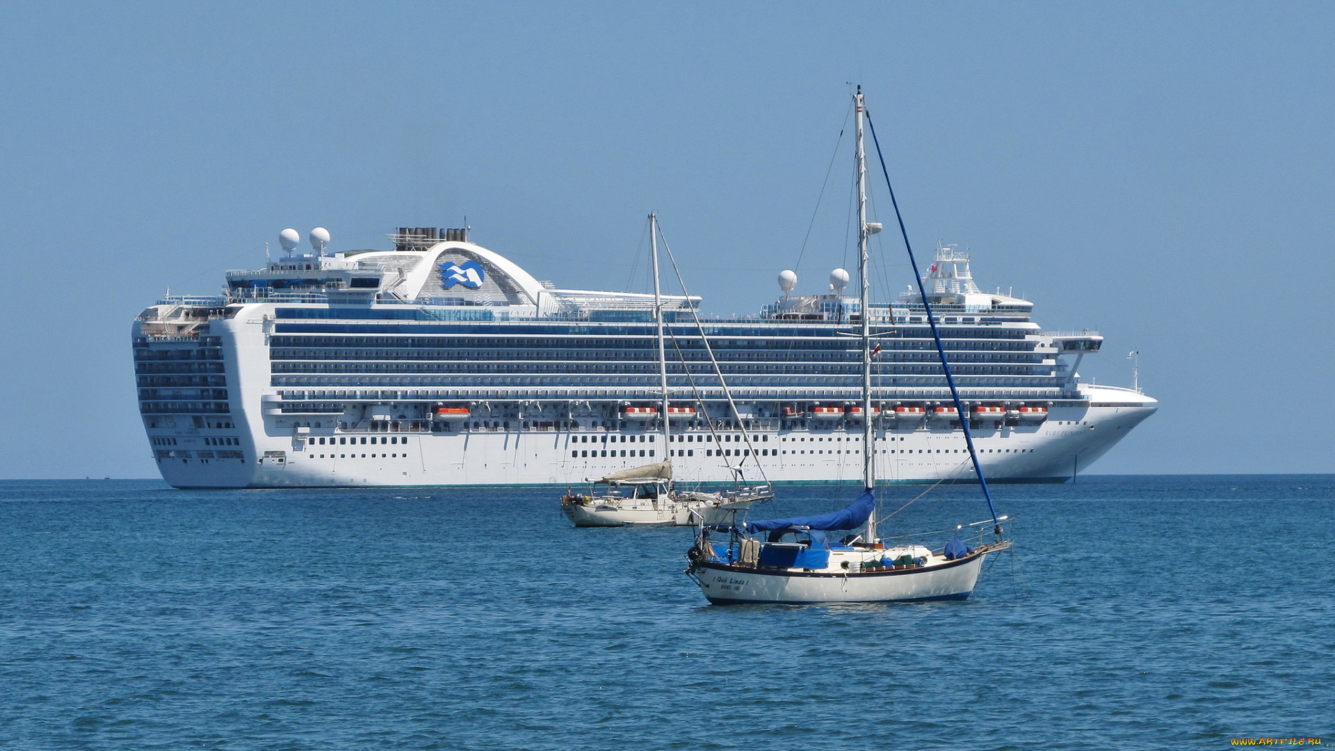 ruby, princess, корабли, разные, вместе, лайнер, круиз