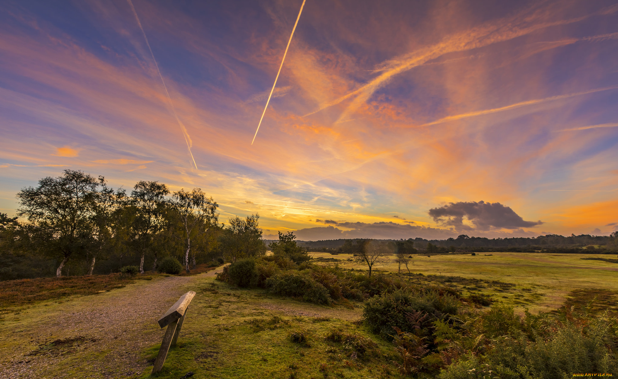природа, дороги, тракт