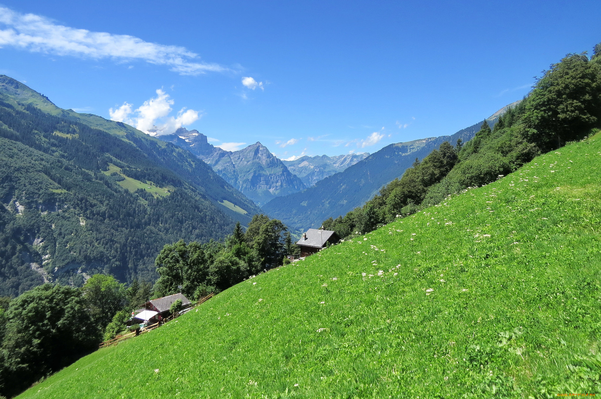 природа, горы, облака